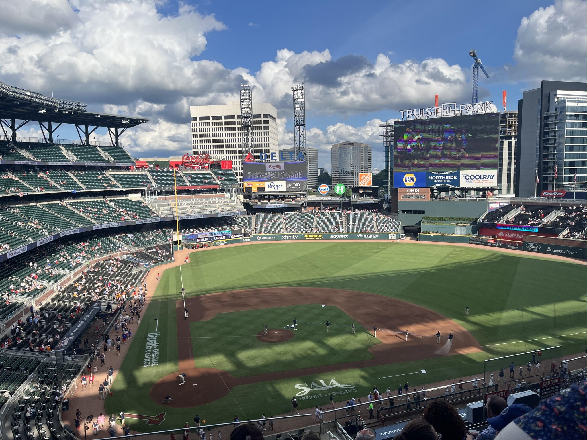 Real Fan View taken from Section 323 at Truist Park by Anonymous User