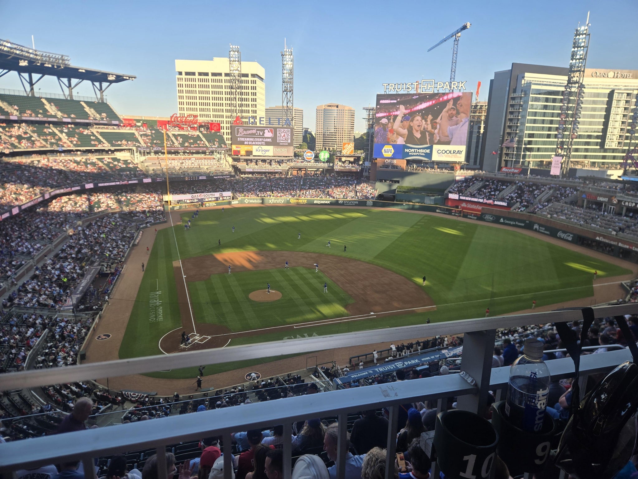 Real Fan View taken from Section 323 at Truist Park by Bradley N