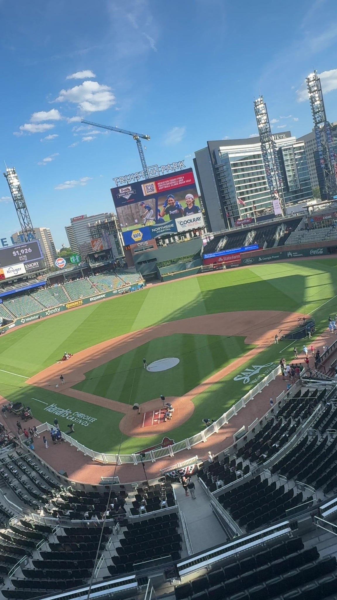 Real Fan View taken from Section 325 at Truist Park by Brittany C