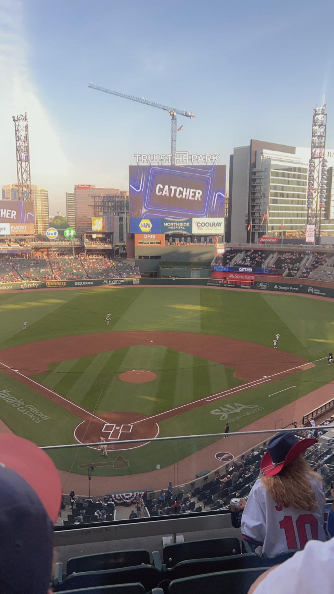Real Fan View taken from Section 325 at Truist Park by Tesha S