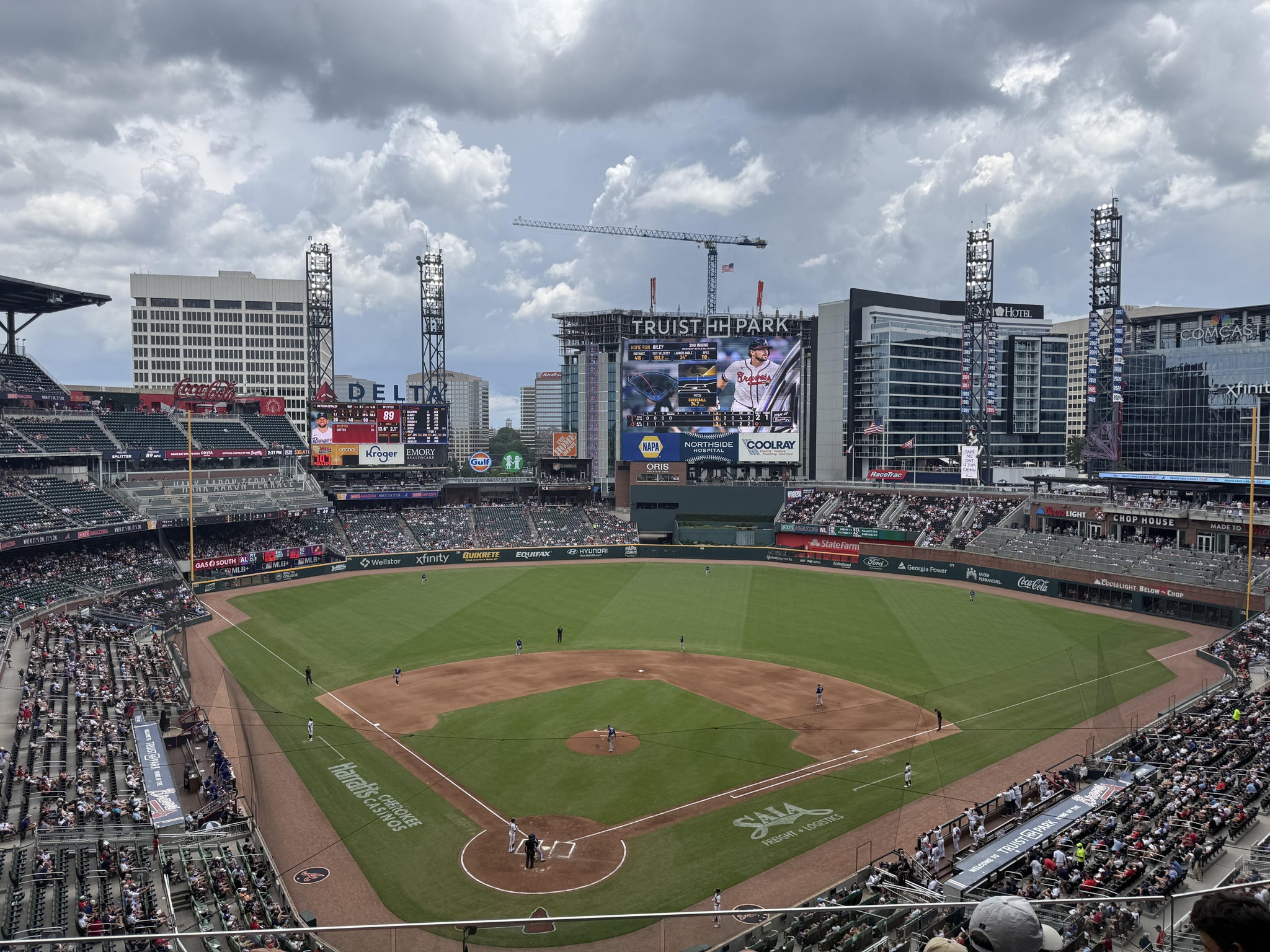 Real Fan View taken from Section 325 at Truist Park by Casey B