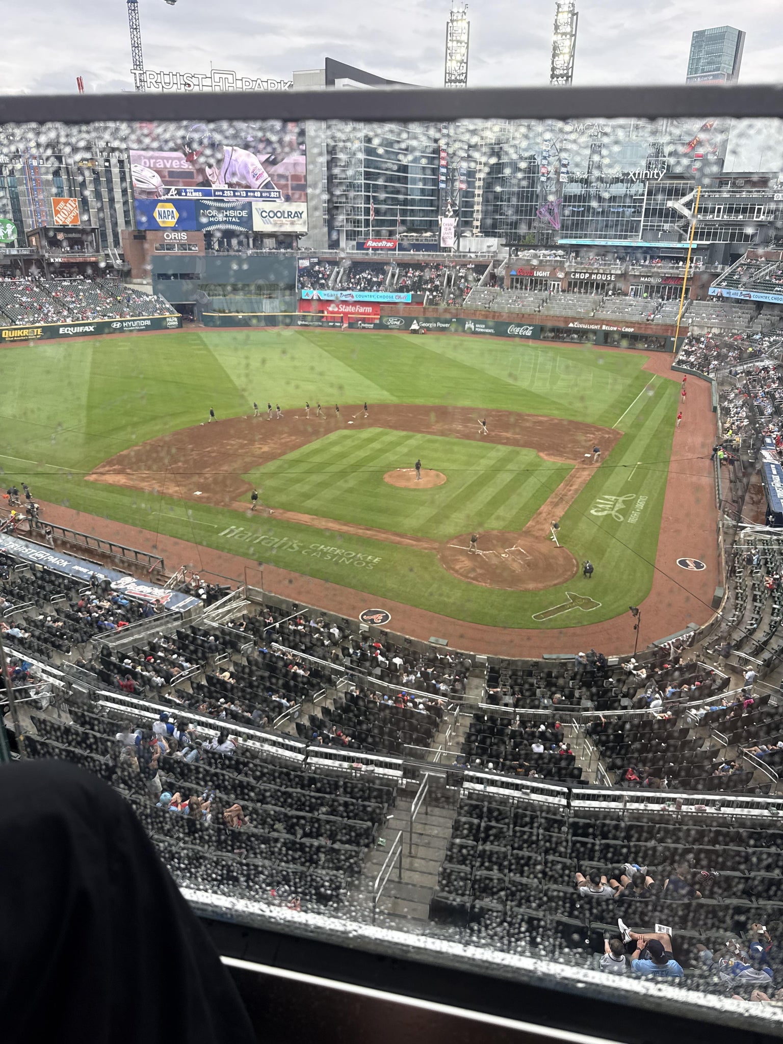 Real Fan View taken from Section 328 at Truist Park by Stefanie J