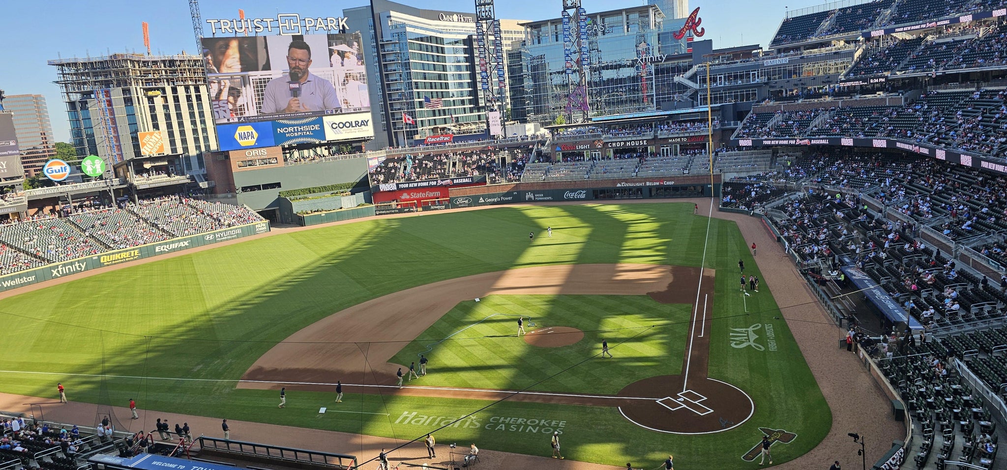 Real Fan View taken from Section 329 at Truist Park by Gerald F