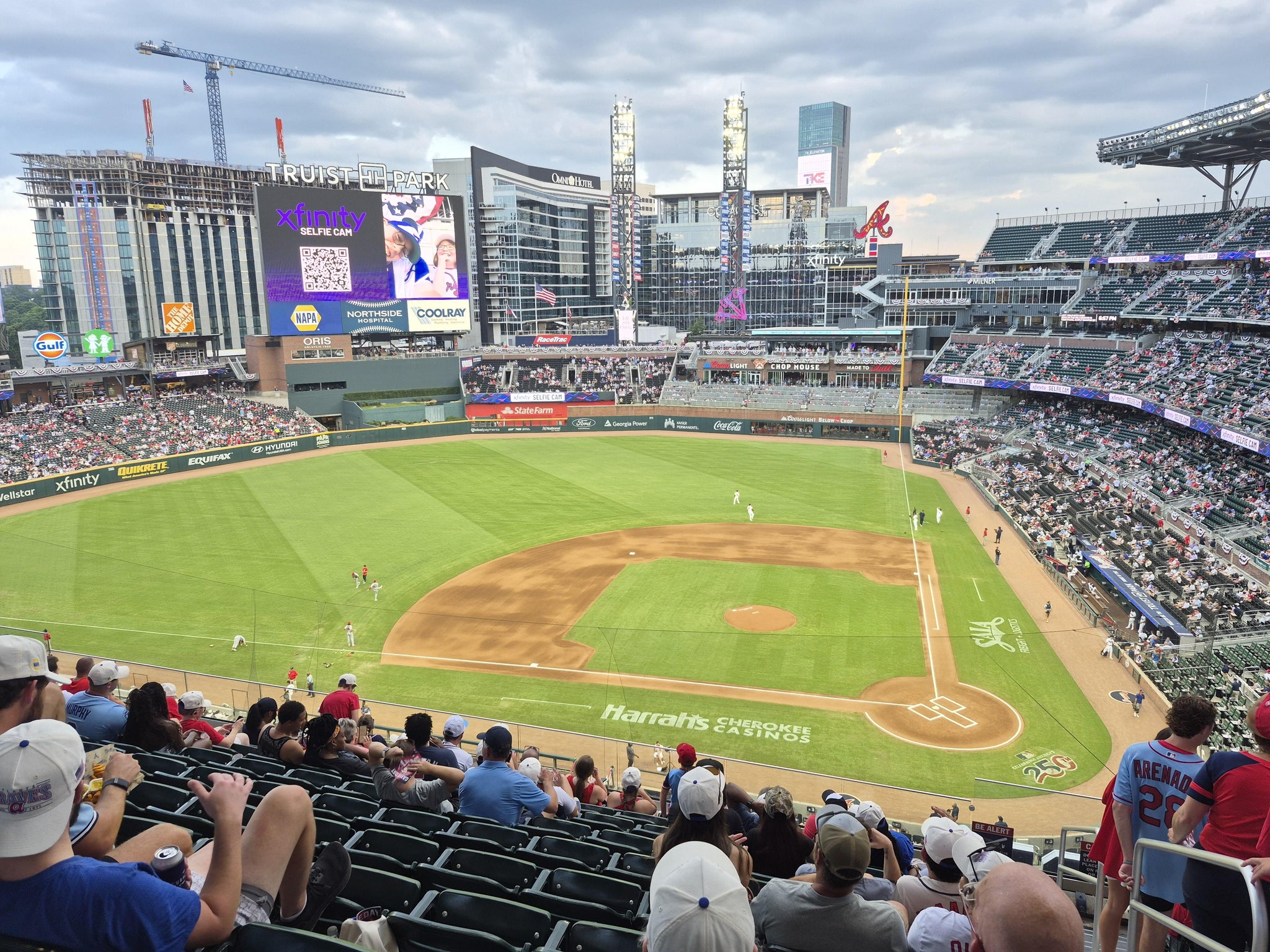 Real Fan View taken from Section 330 at Truist Park by Danny C