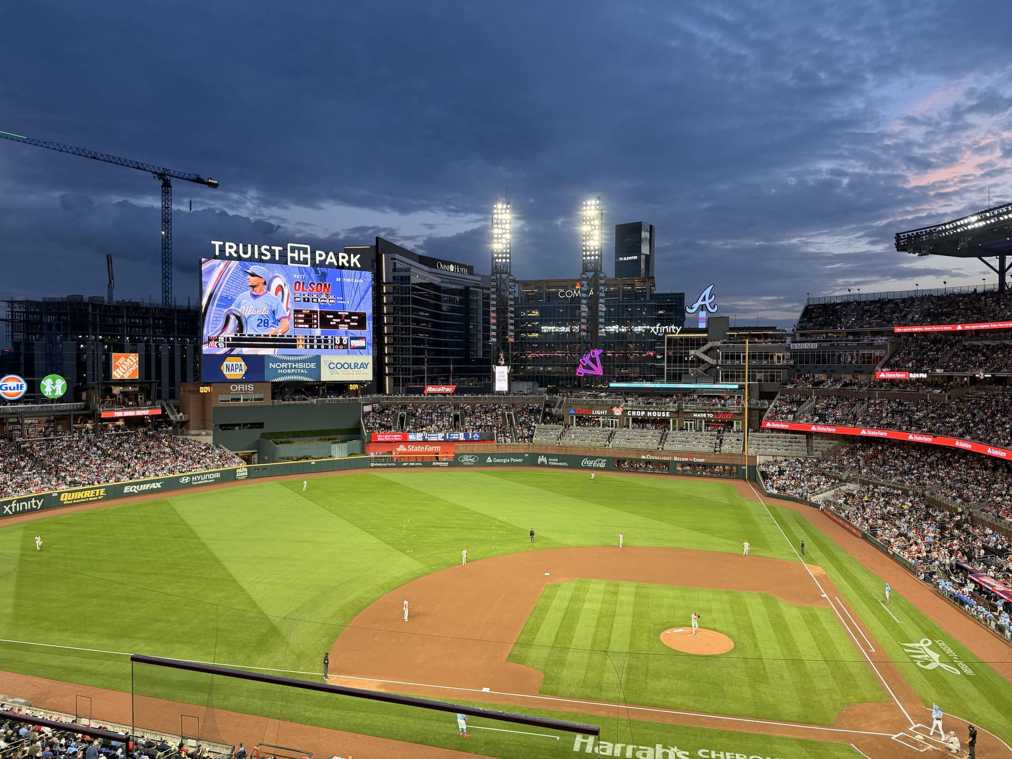Real Fan View taken from Section 330 at Truist Park by Milan P