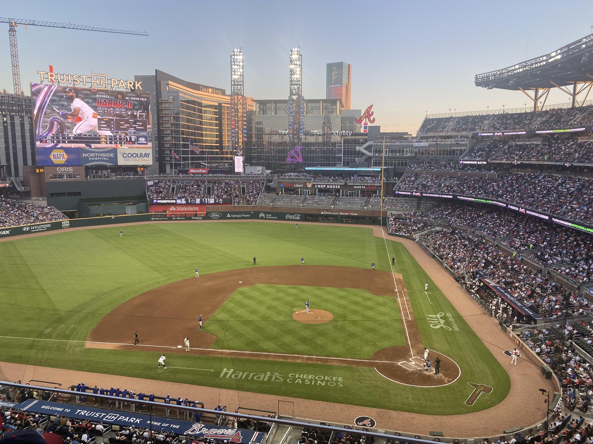 Real Fan View taken from Section 330 at Truist Park by Janette B