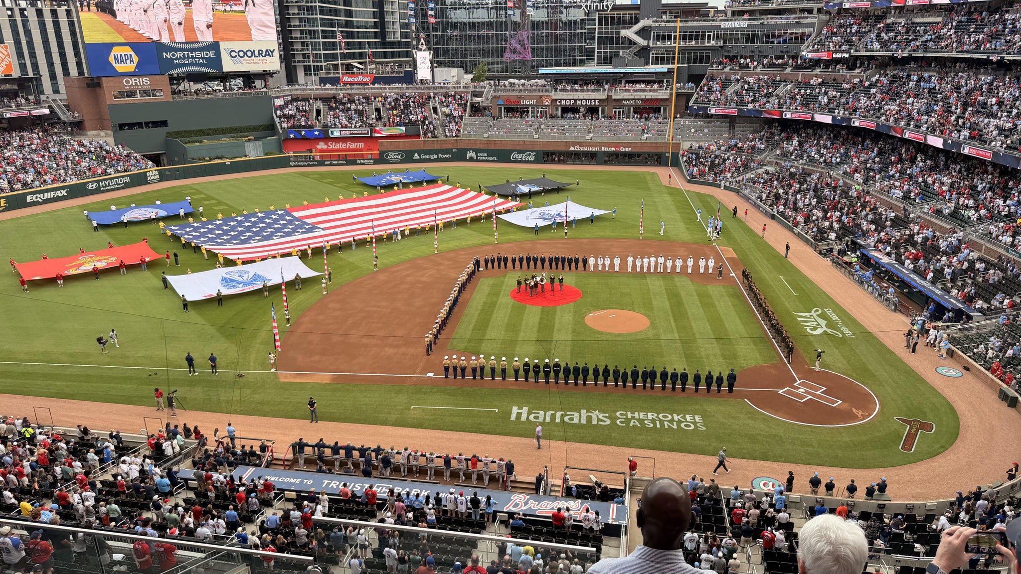 Real Fan View taken from Section 330 at Truist Park by Anonymous User
