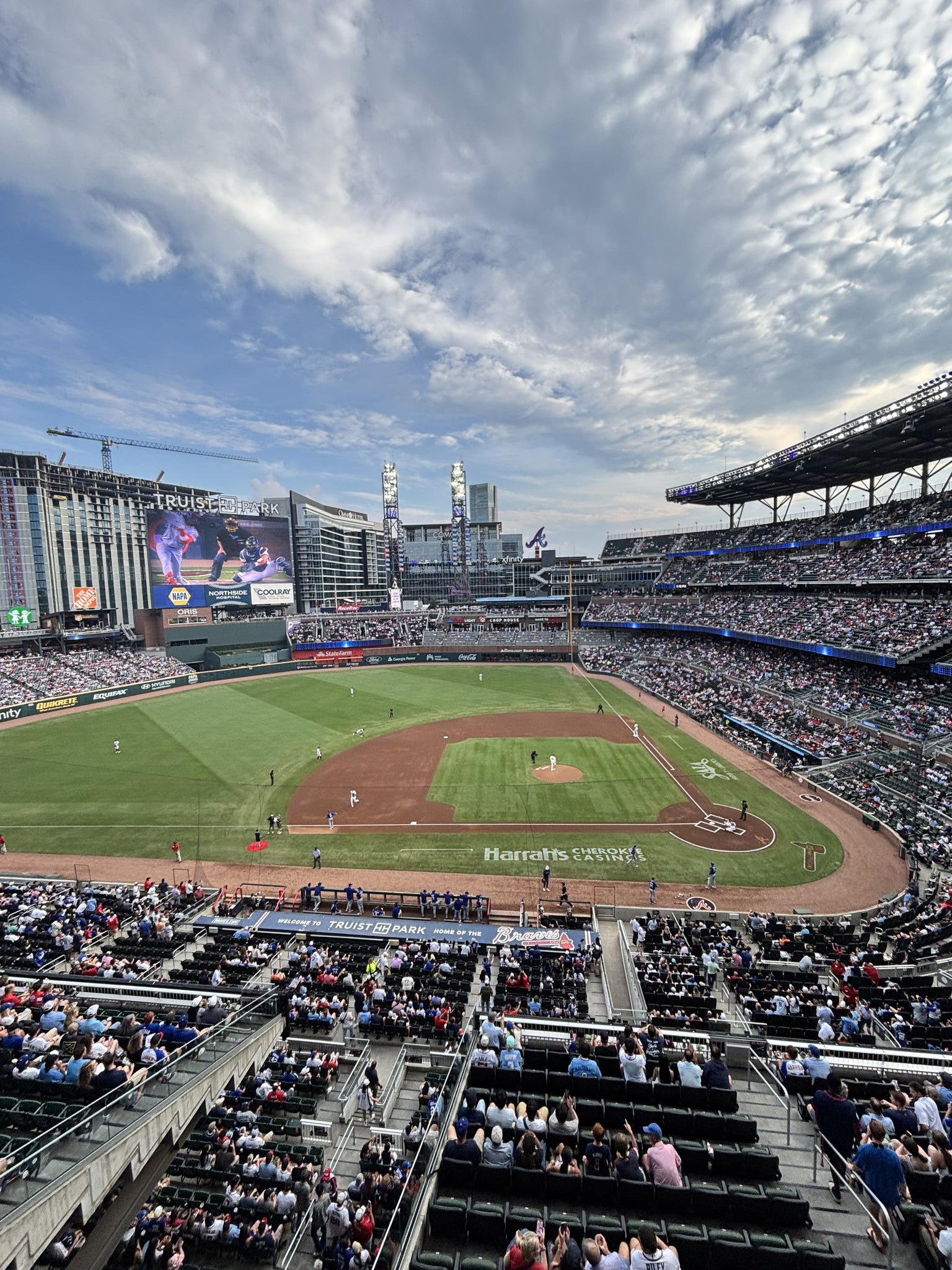 Real Fan View taken from Section 331 at Truist Park by Dustin W