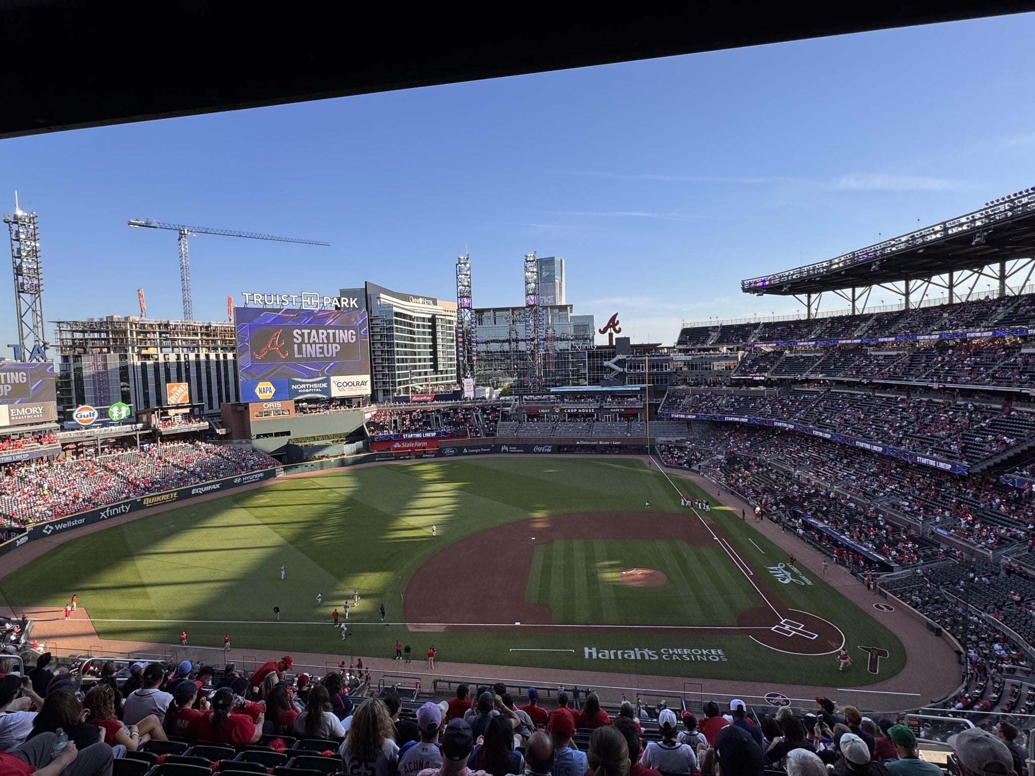 Real Fan View taken from Section 331 at Truist Park by Susan B