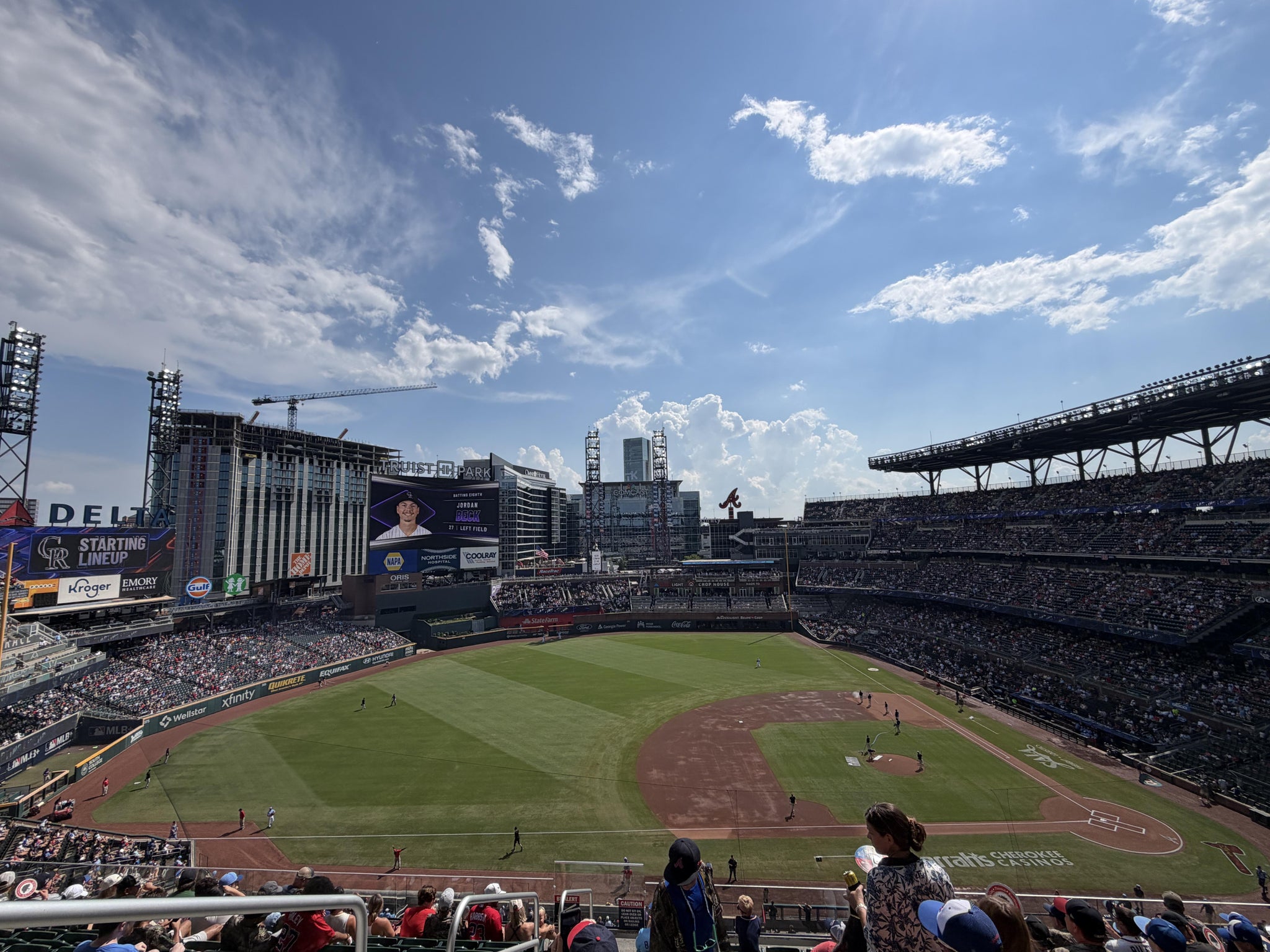 Real Fan View taken from Section 333 at Truist Park by Cara C