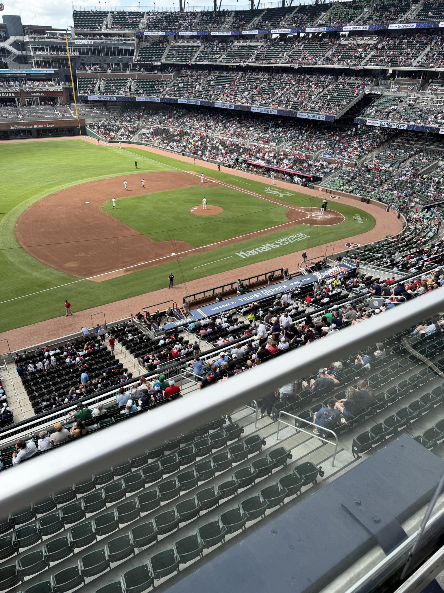 Real Fan View taken from Section 335 at Truist Park by Victor S