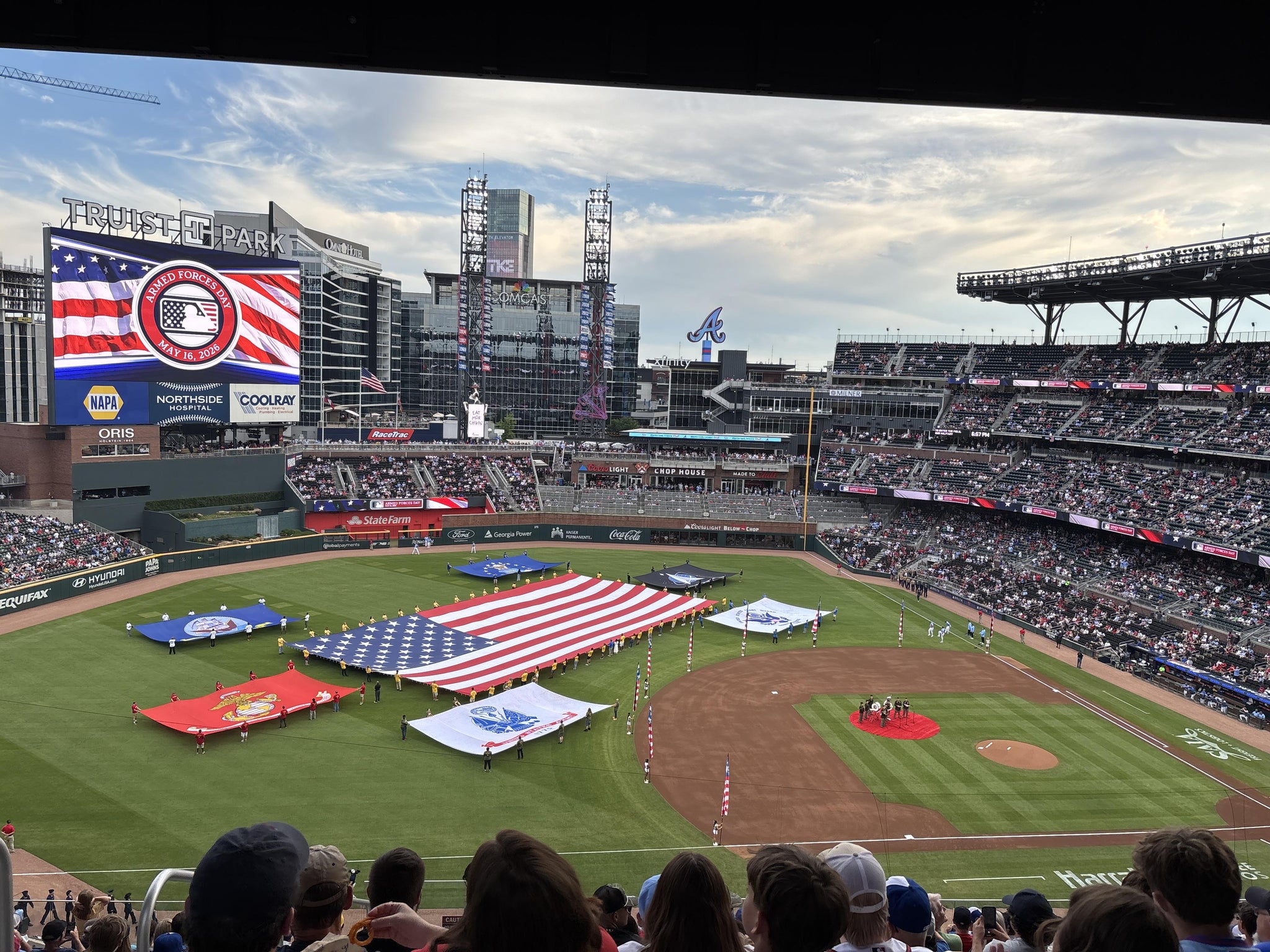 Real Fan View taken from Section 335 at Truist Park by Anna G