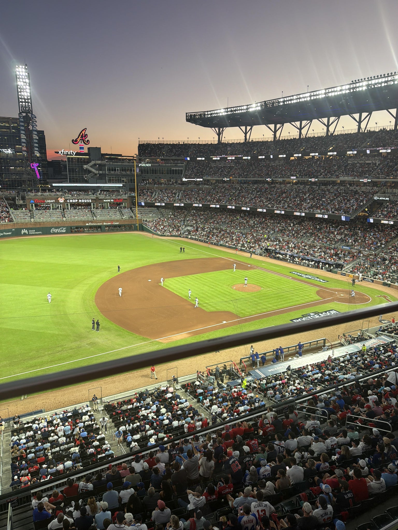 Real Fan View taken from Section 337 at Truist Park by Robert B