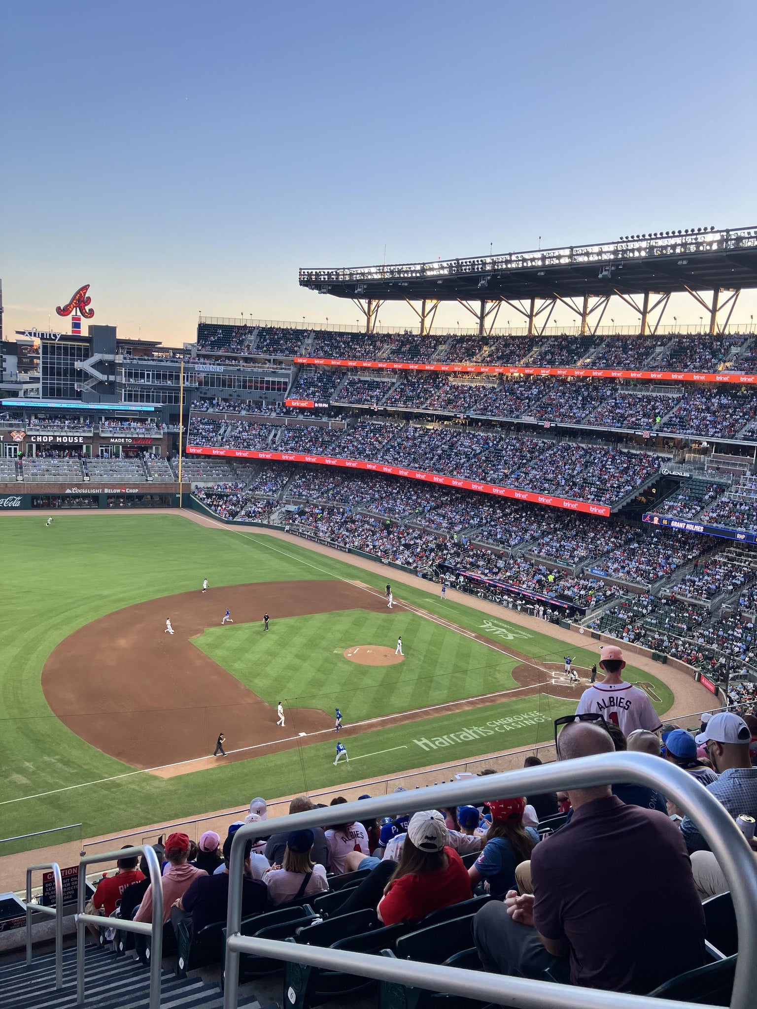 Real Fan View taken from Section 337 at Truist Park by Wesley C