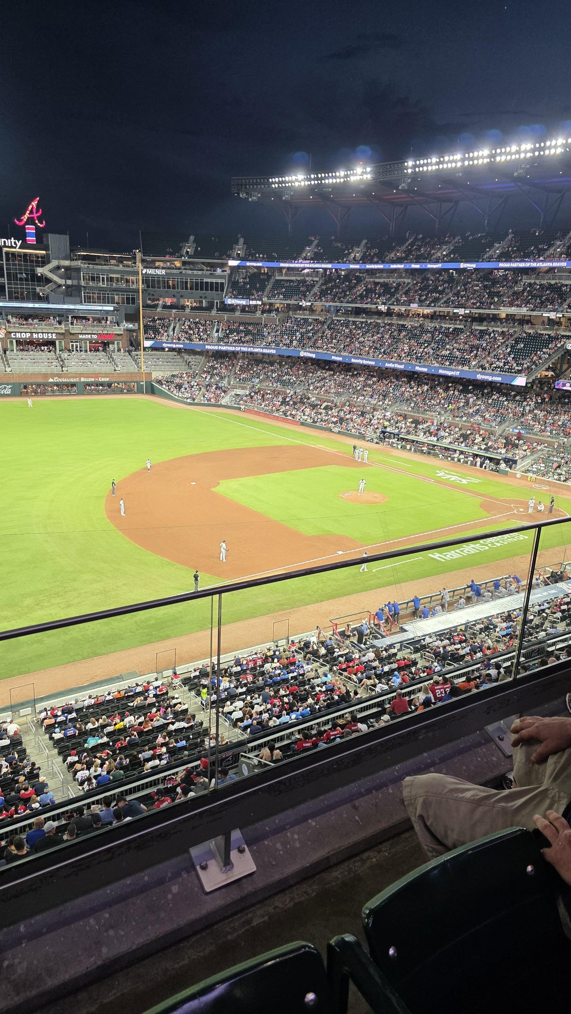 Real Fan View taken from Section 337 at Truist Park by Curtis a M