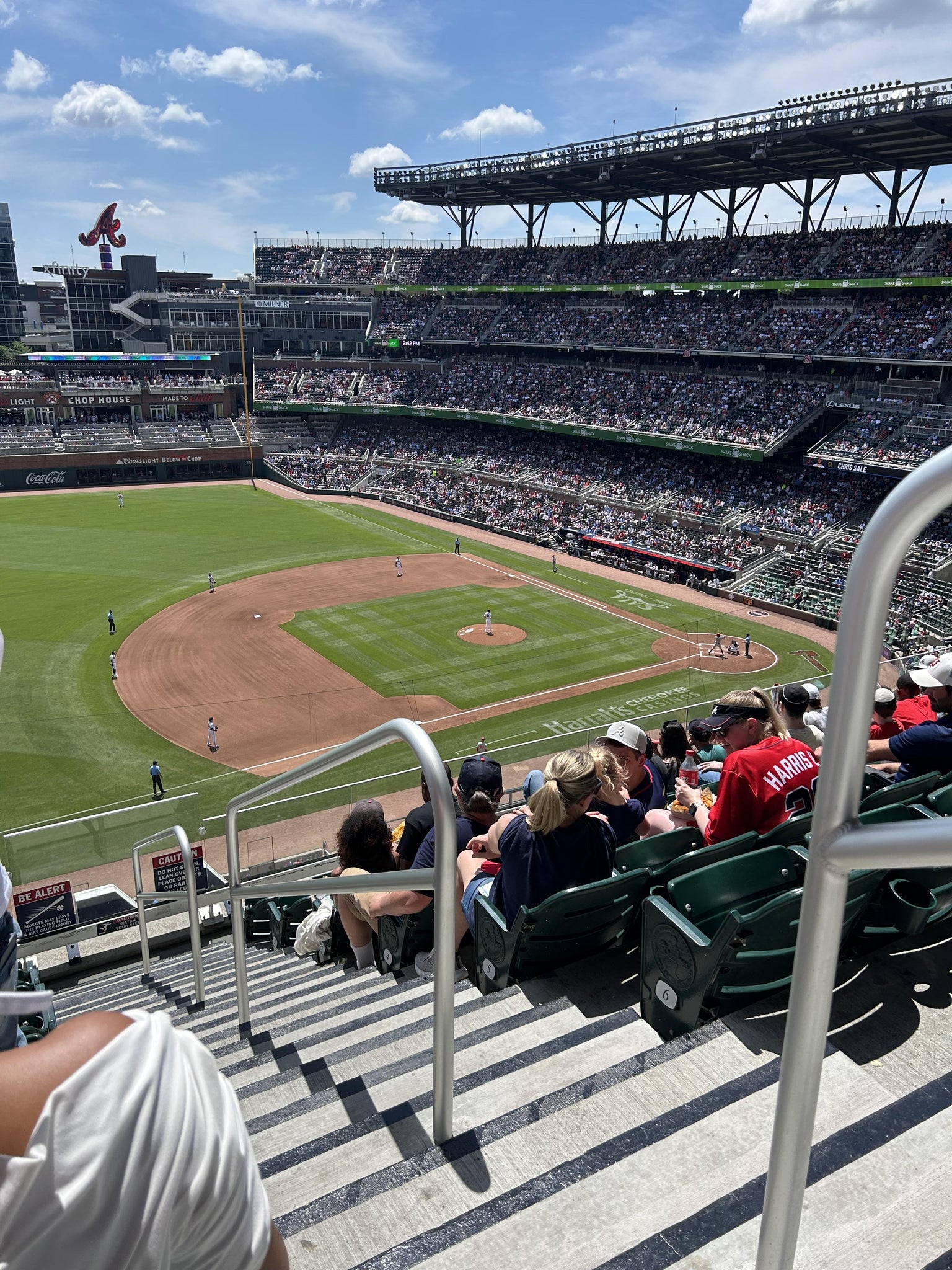 Real Fan View taken from Section 337 at Truist Park by Gabriel M