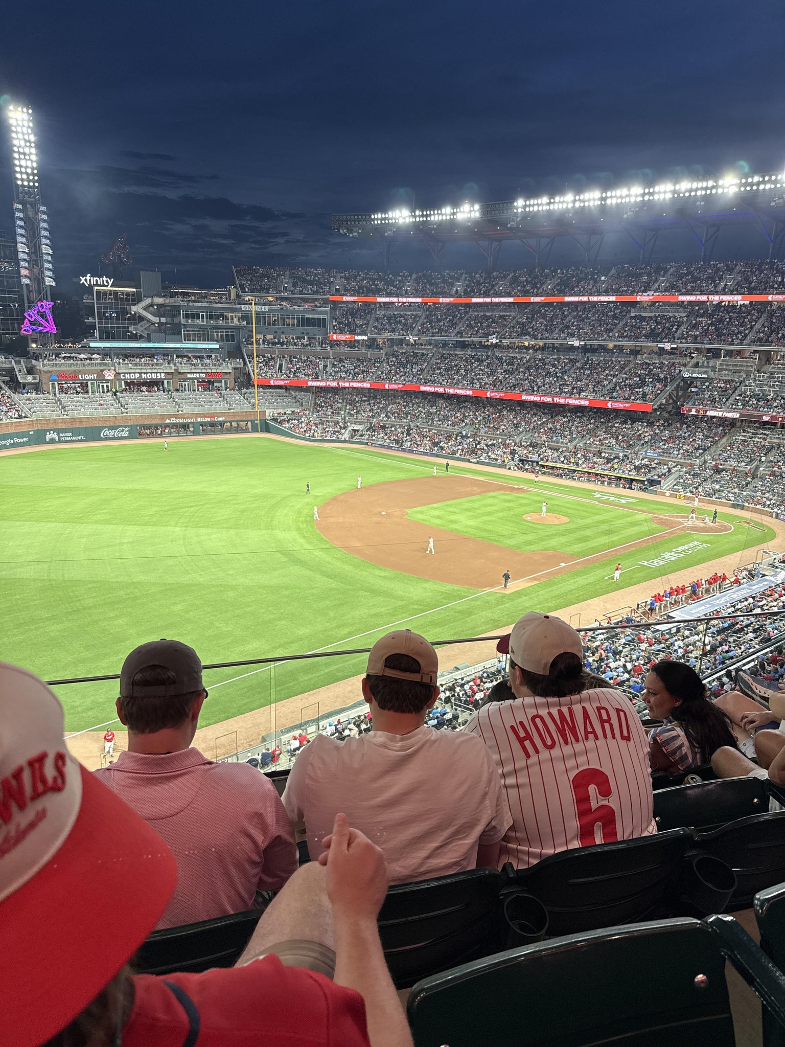 Real Fan View taken from Section 340 at Truist Park by Wesley S