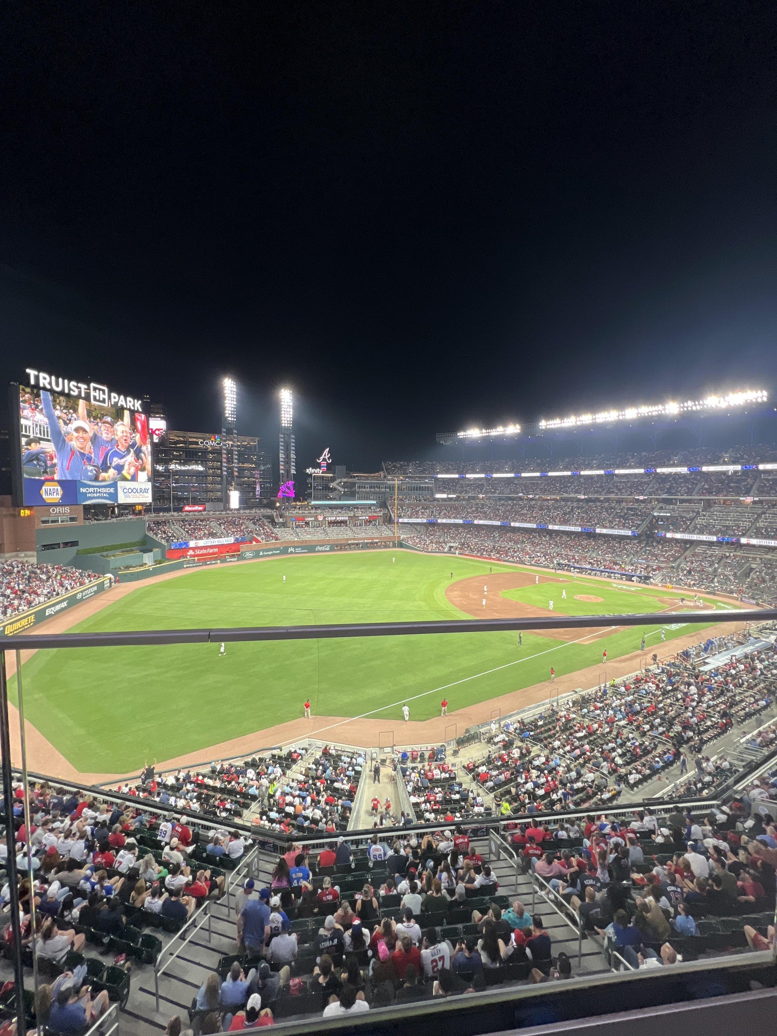 Real Fan View taken from Section 341 at Truist Park by Kathleen A