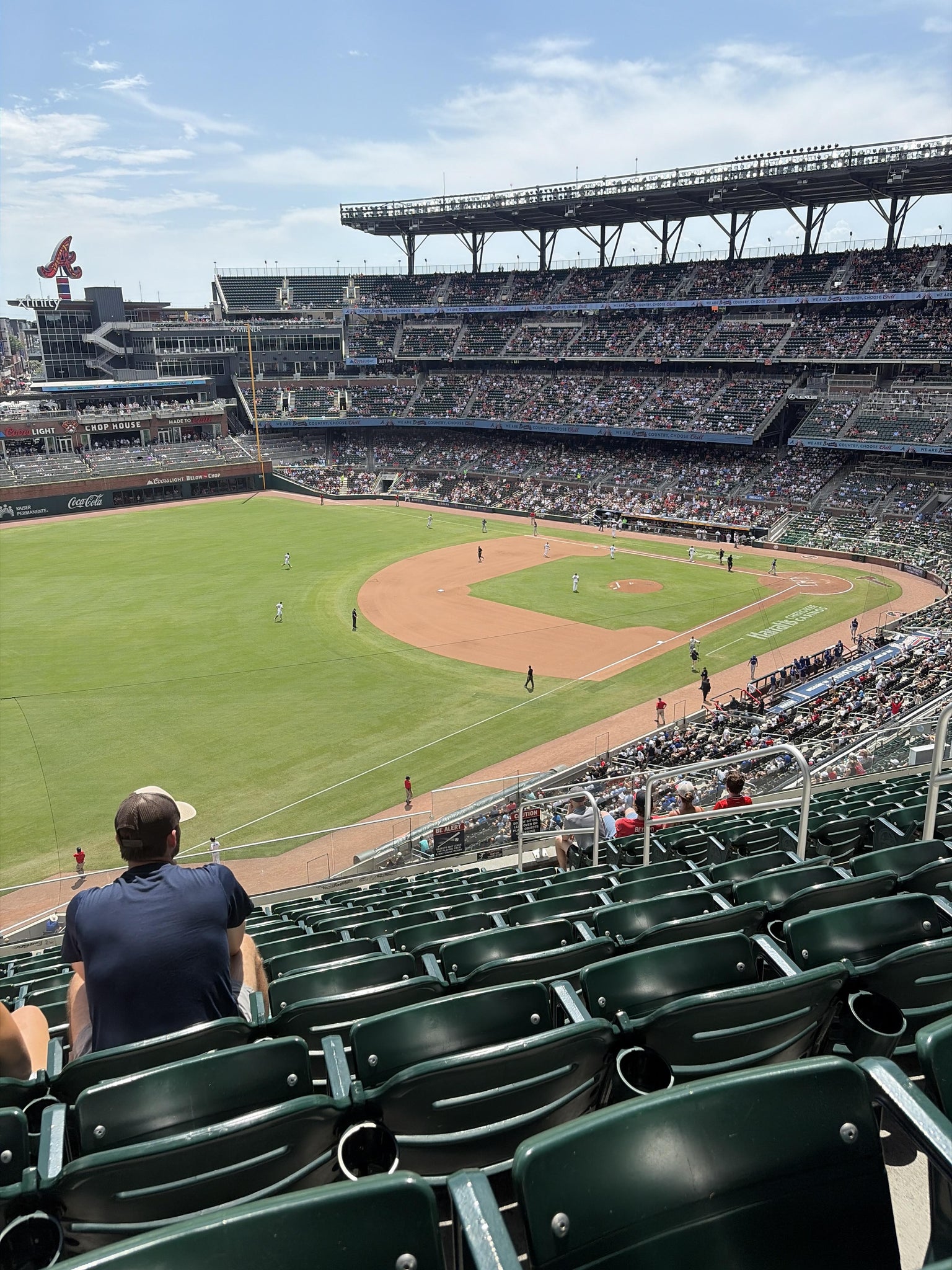 Real Fan View taken from Section 341 at Truist Park by Jesse B