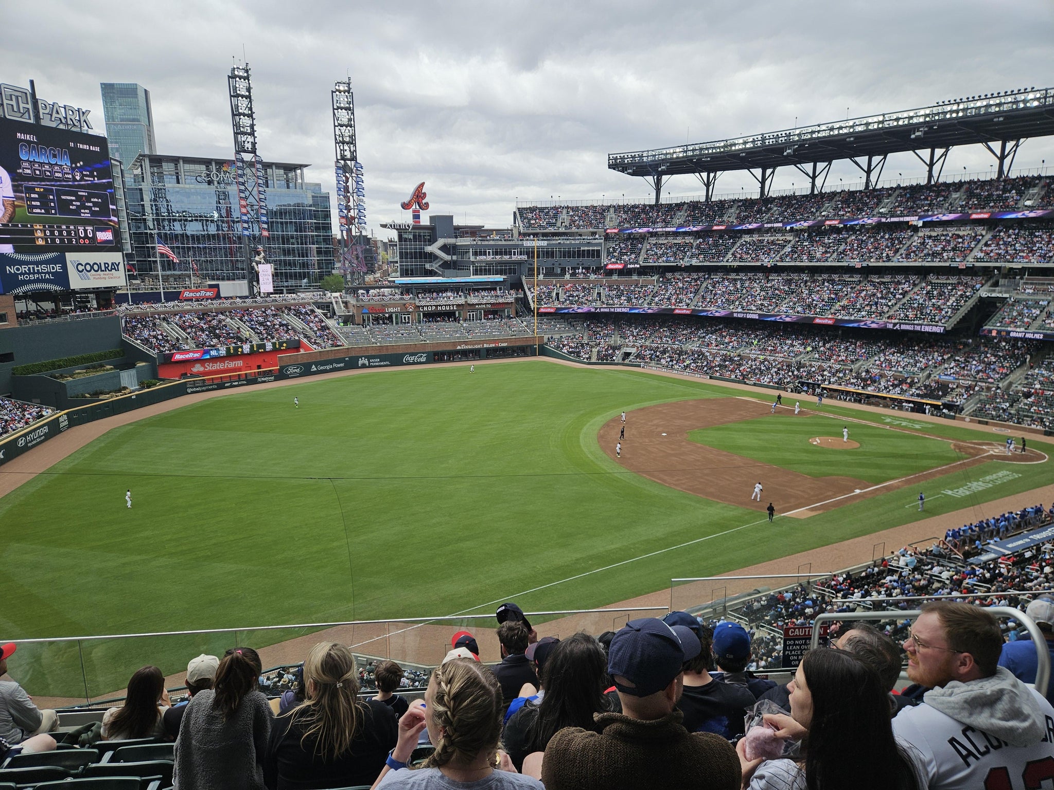 Real Fan View taken from Section 341 at Truist Park by Andrew D