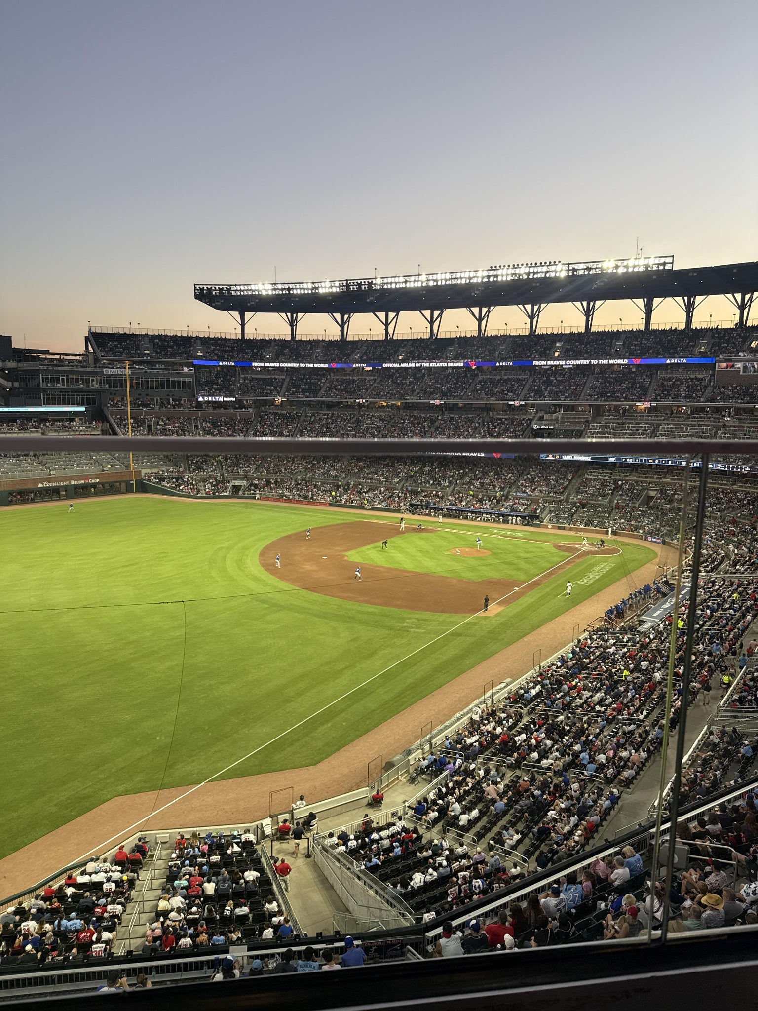 Real Fan View taken from Section 342 at Truist Park by Haleigh H