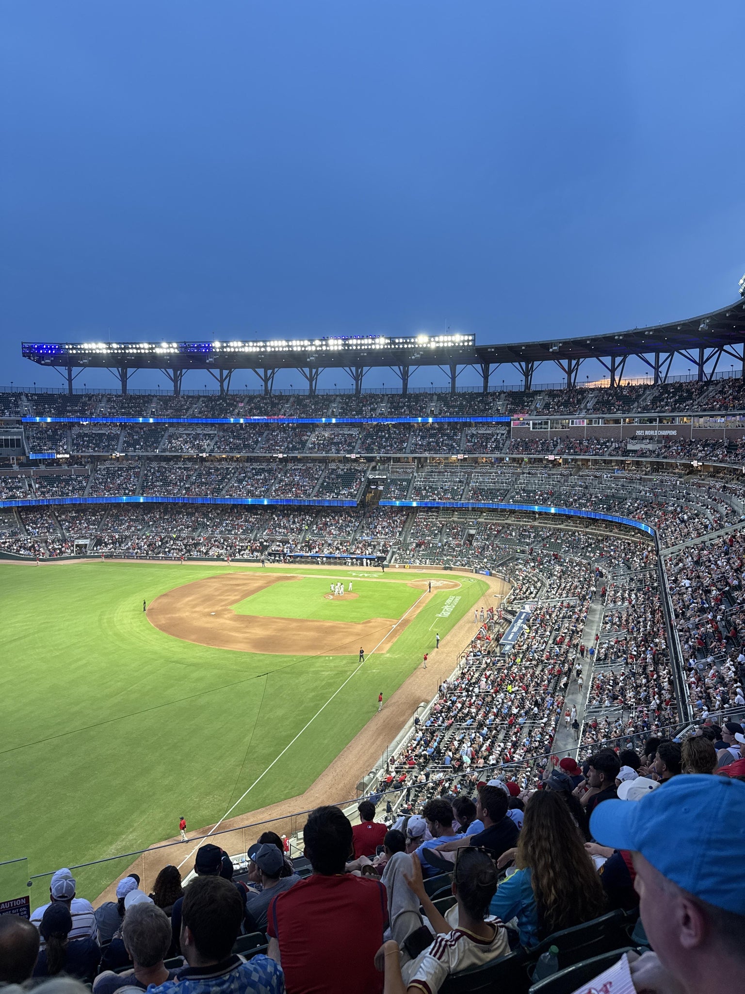 Real Fan View taken from Section 343 at Truist Park by Justin G