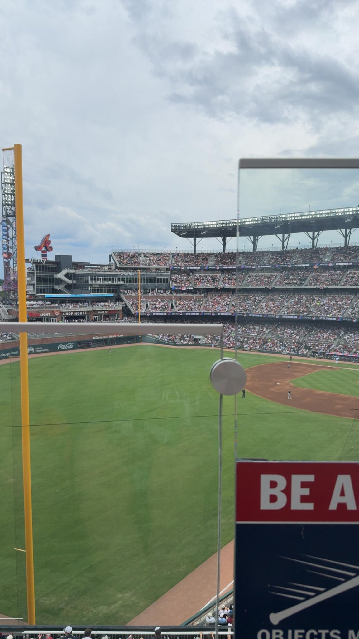 Real Fan View taken from Section 344 at Truist Park by Angela H