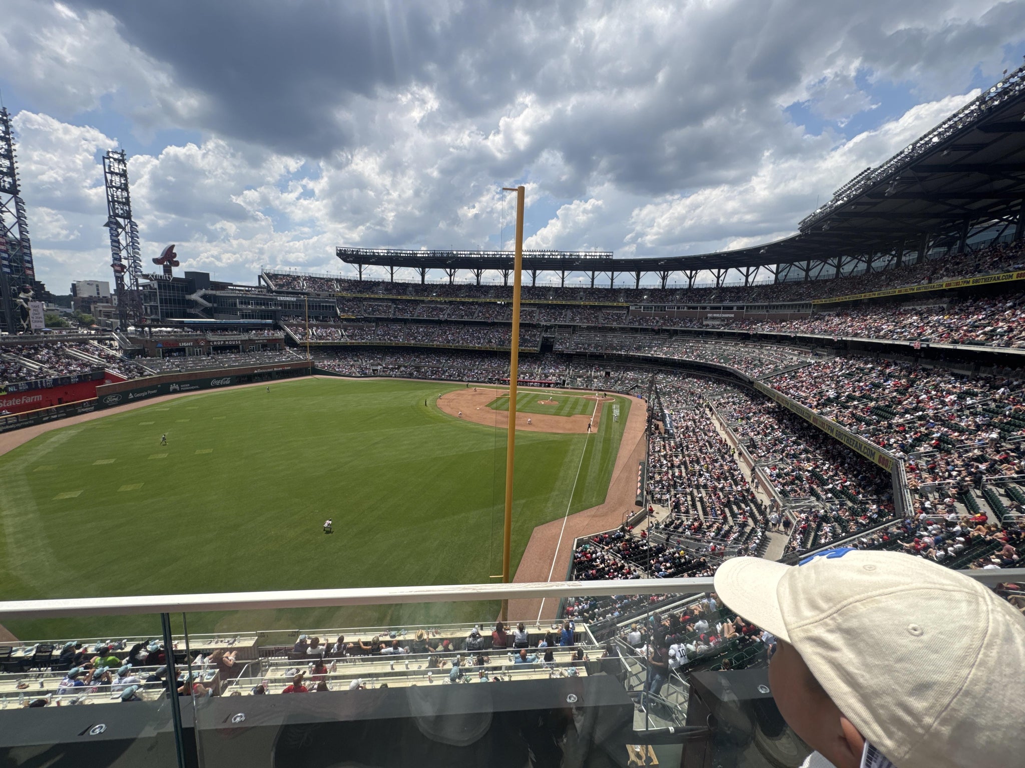 Real Fan View taken from Section 345 at Truist Park by Kyoung yeoll L