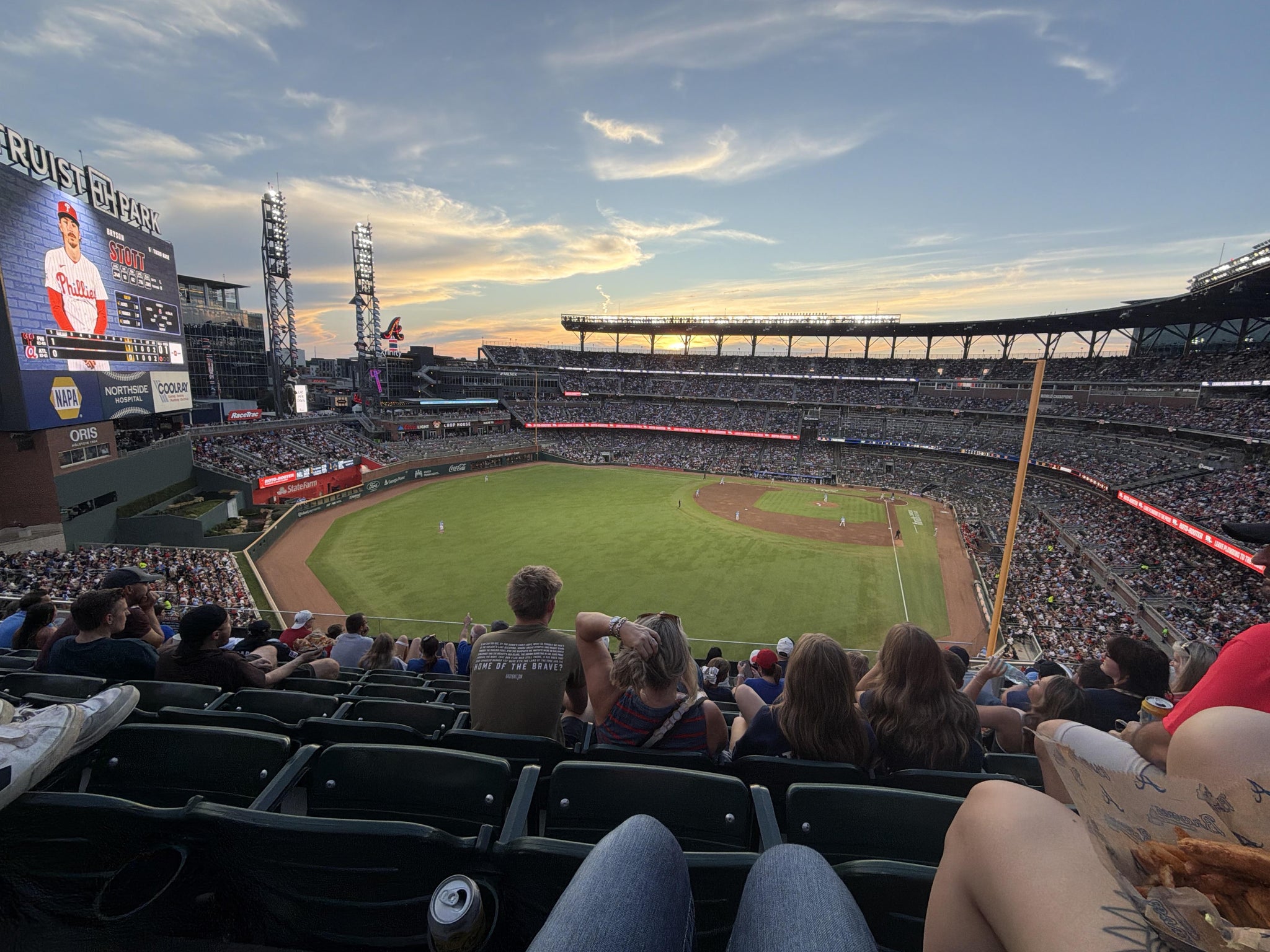 Real Fan View taken from Section 346 at Truist Park by Yara M