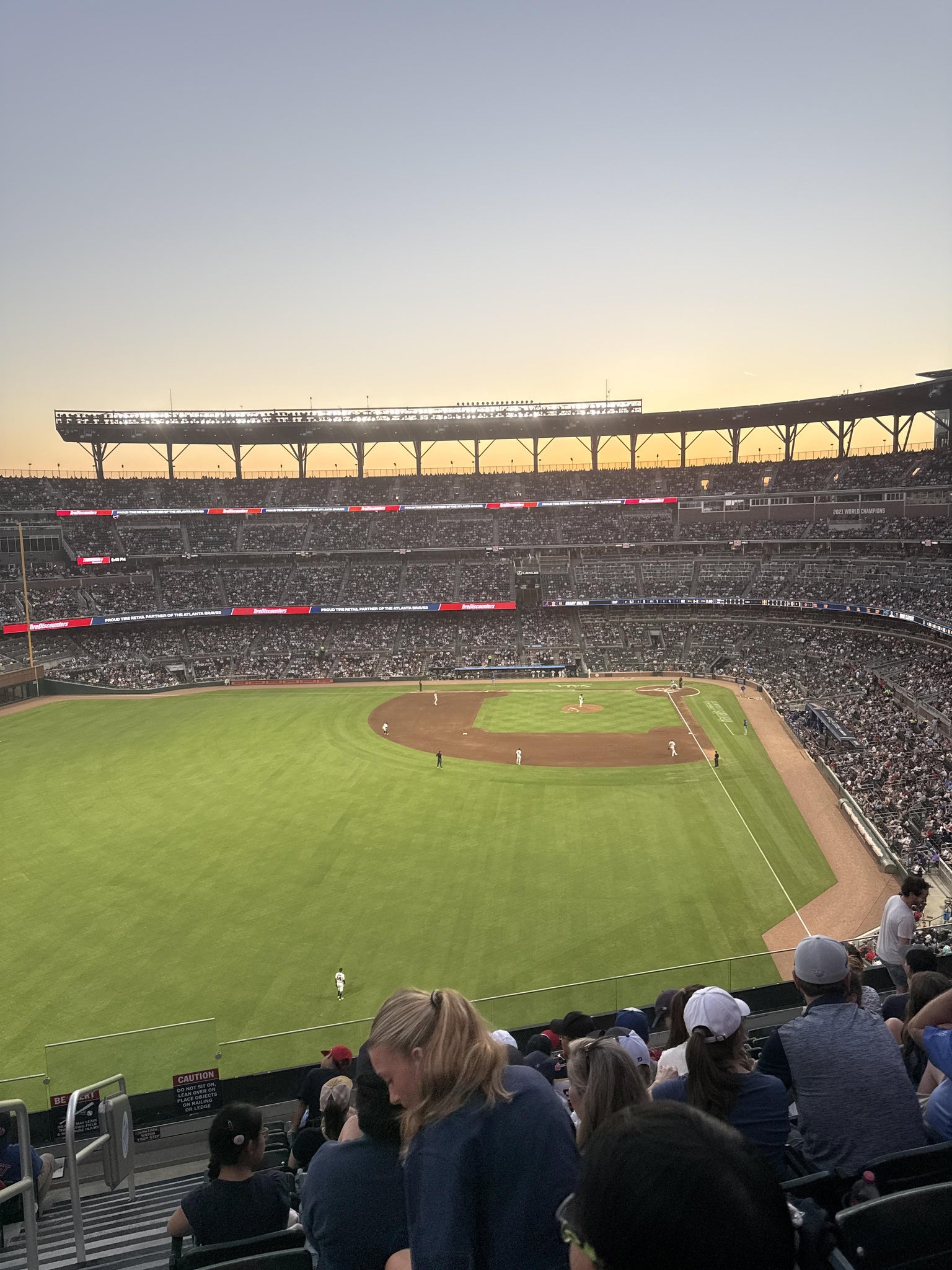 Real Fan View taken from Section 346 at Truist Park by Dylan P