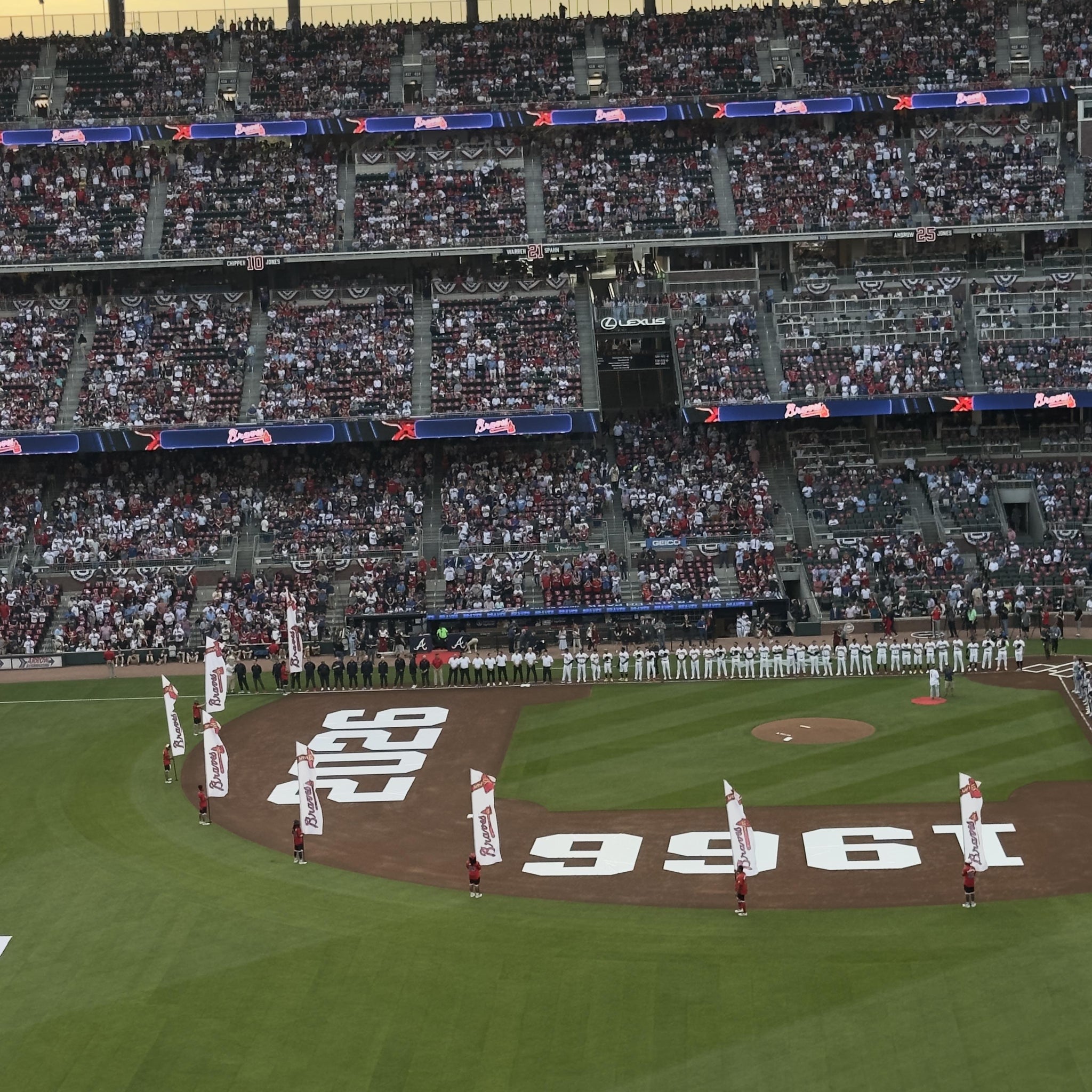 Real Fan View taken from Section 347 at Truist Park by Melissa N