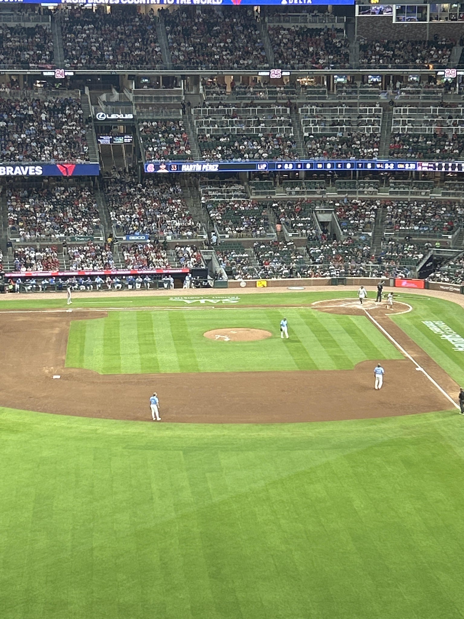 Real Fan View taken from Section 347 at Truist Park by Anonymous User