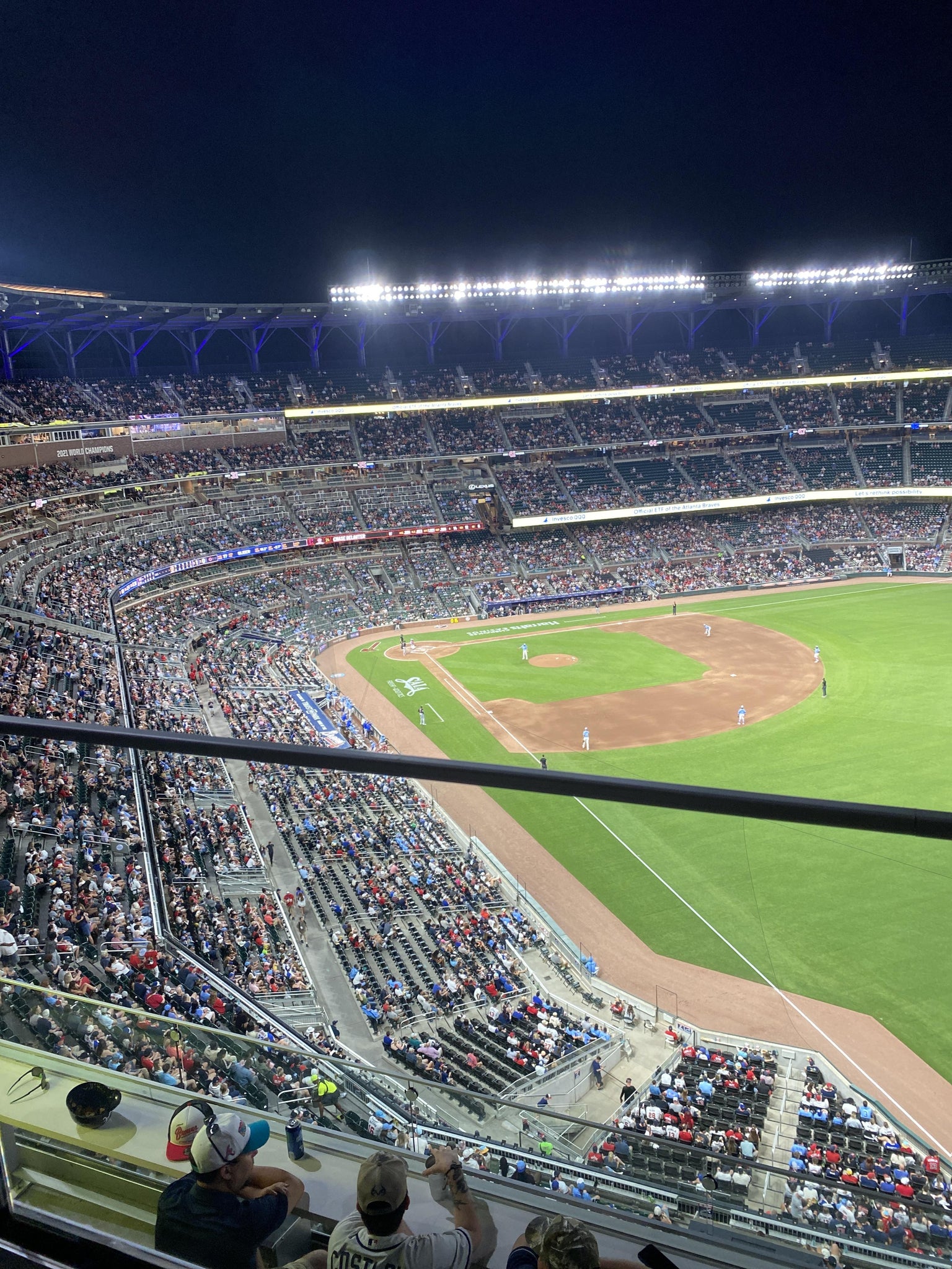 Real Fan View taken from Section 411 at Truist Park by Jordan A