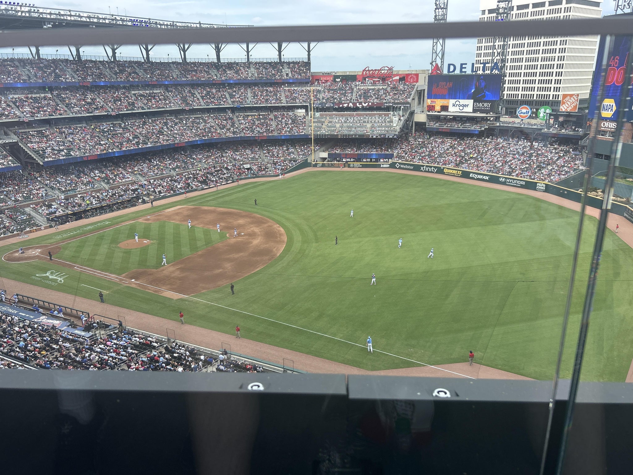 Real Fan View taken from Section 413 at Truist Park by Jeremy H