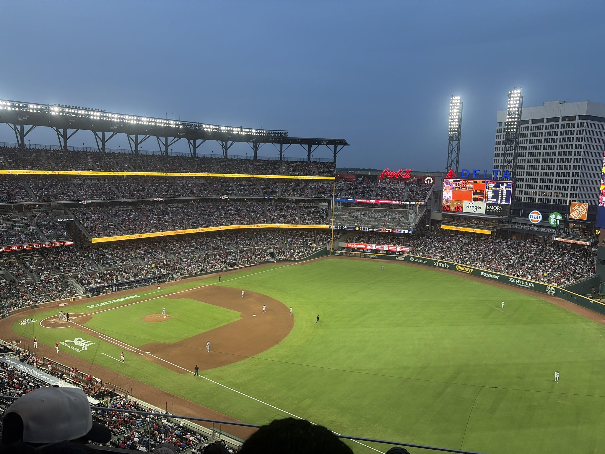 Real Fan View taken from Section 413 at Truist Park by Anonymous User