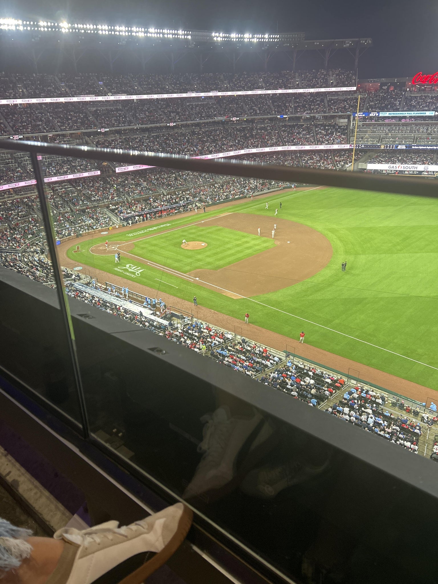 Real Fan View taken from Section 414 at Truist Park by Anonymous User