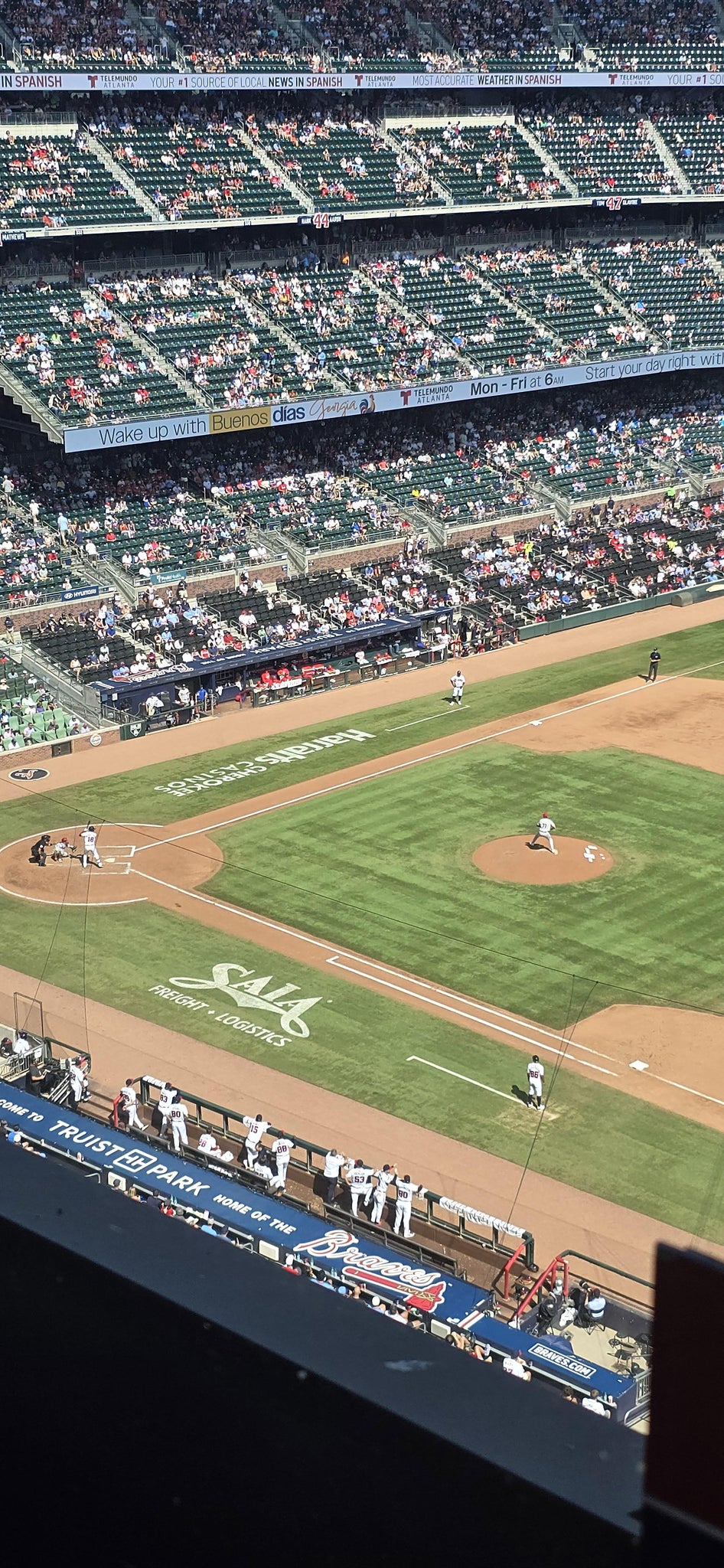 Real Fan View taken from Section 415 at Truist Park by Seigee J