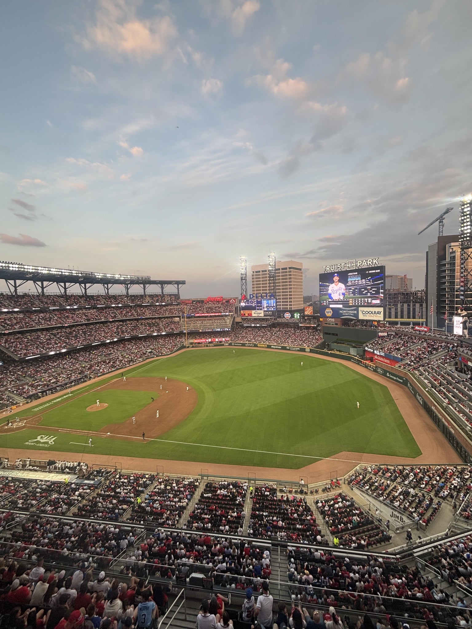 Real Fan View taken from Section 415 at Truist Park by Jordan J