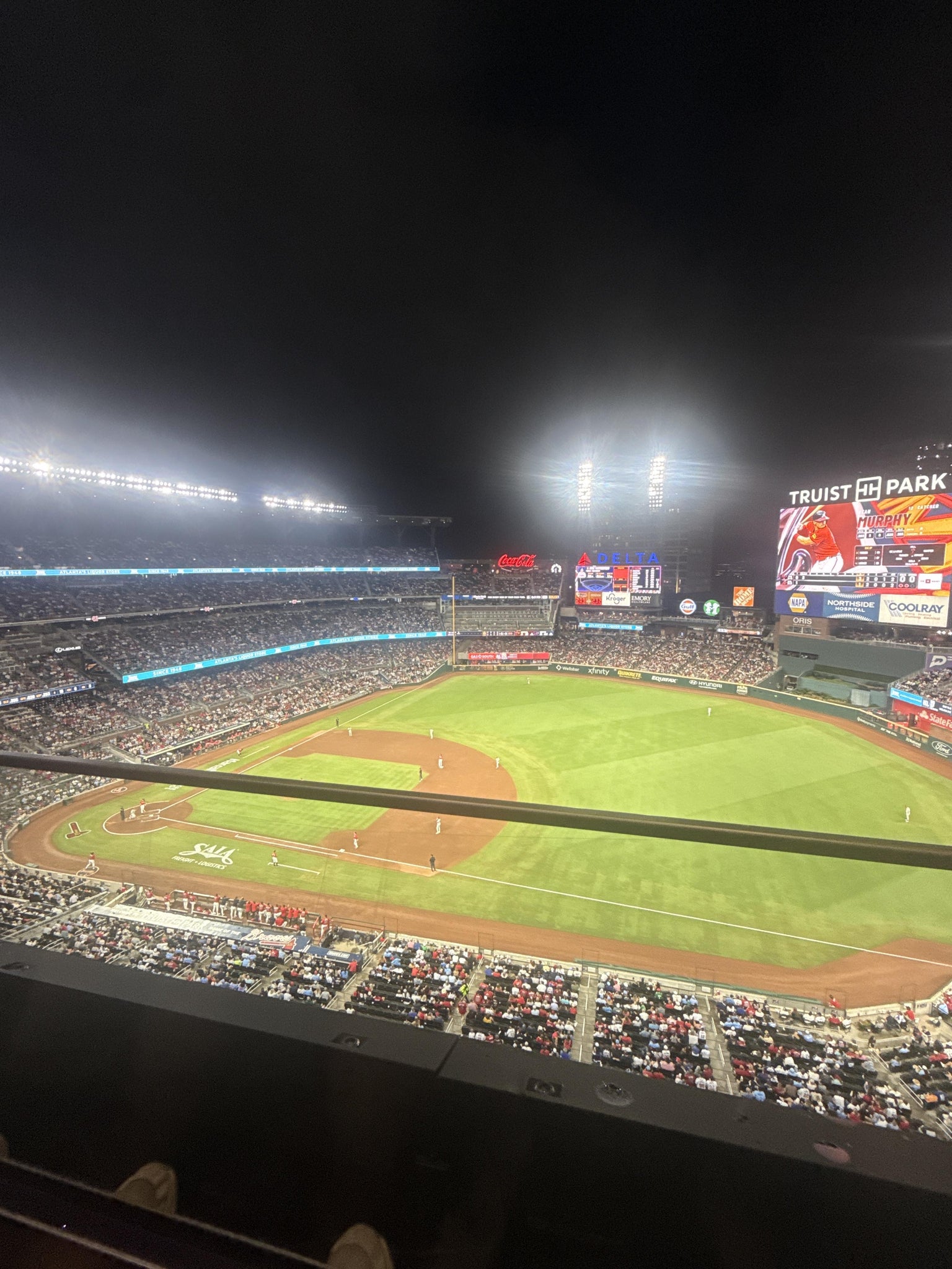 Real Fan View taken from Section 416 at Truist Park by Tyler M
