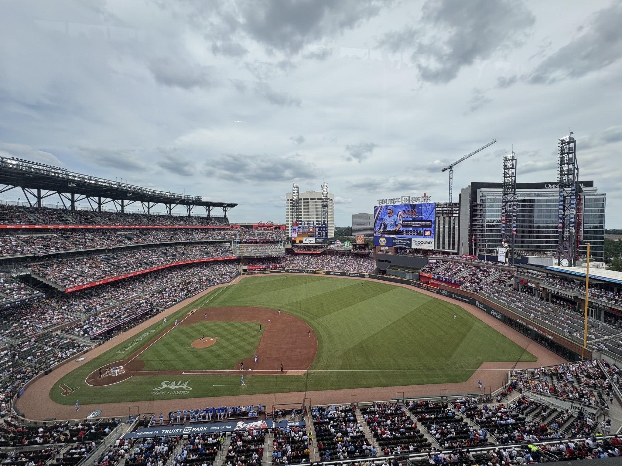 Real Fan View taken from Section 417 at Truist Park by Amiya H