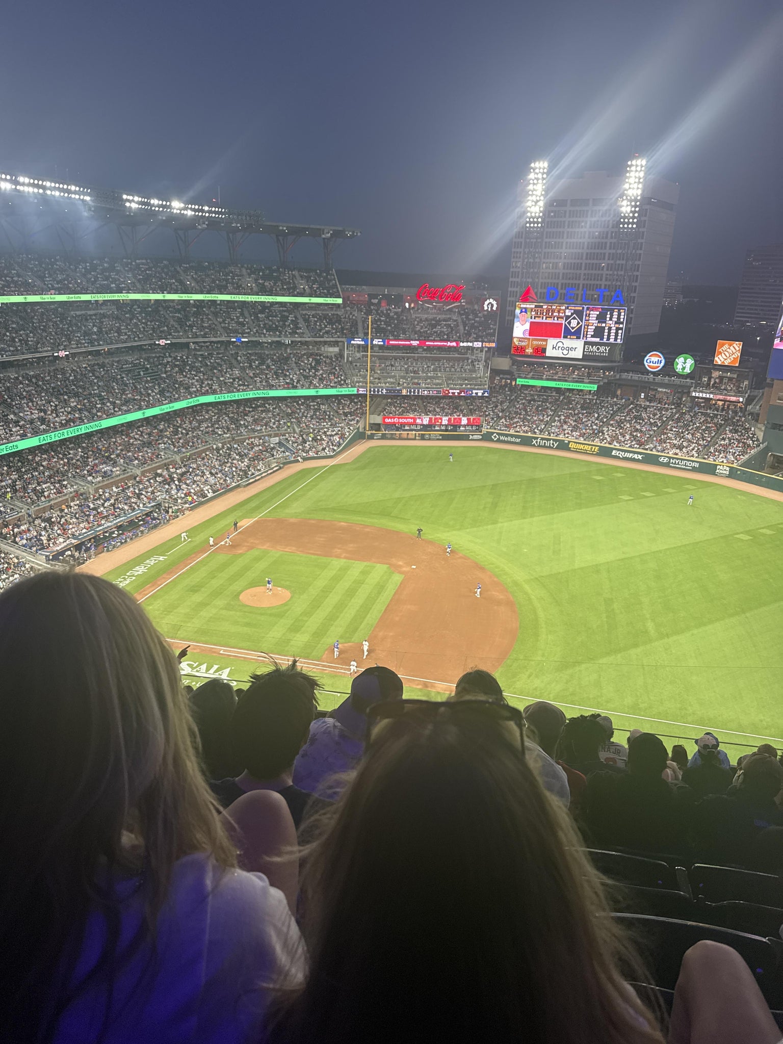 Real Fan View taken from Section 417 at Truist Park by Sergio A
