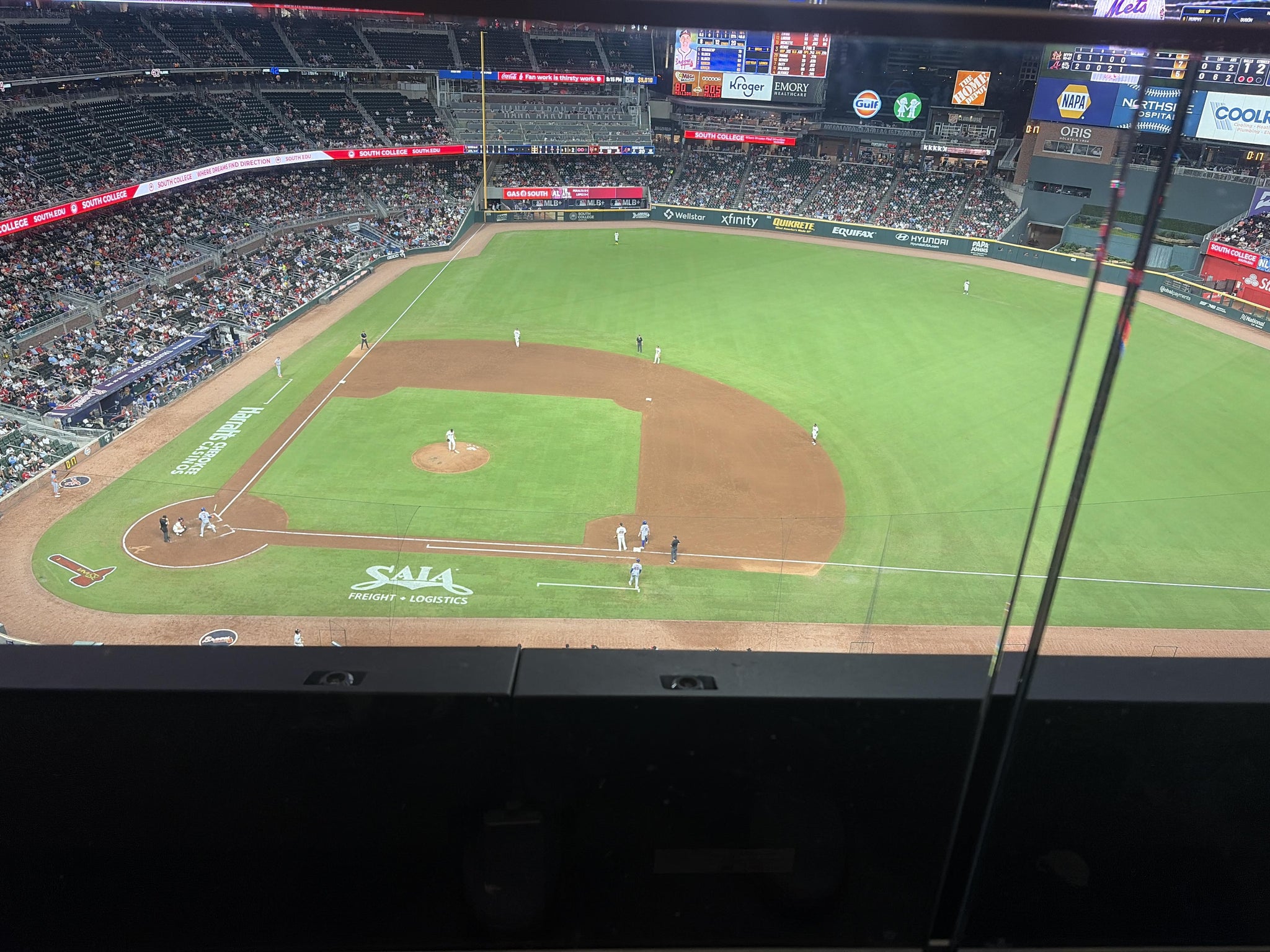 Real Fan View taken from Section 418 at Truist Park by James B