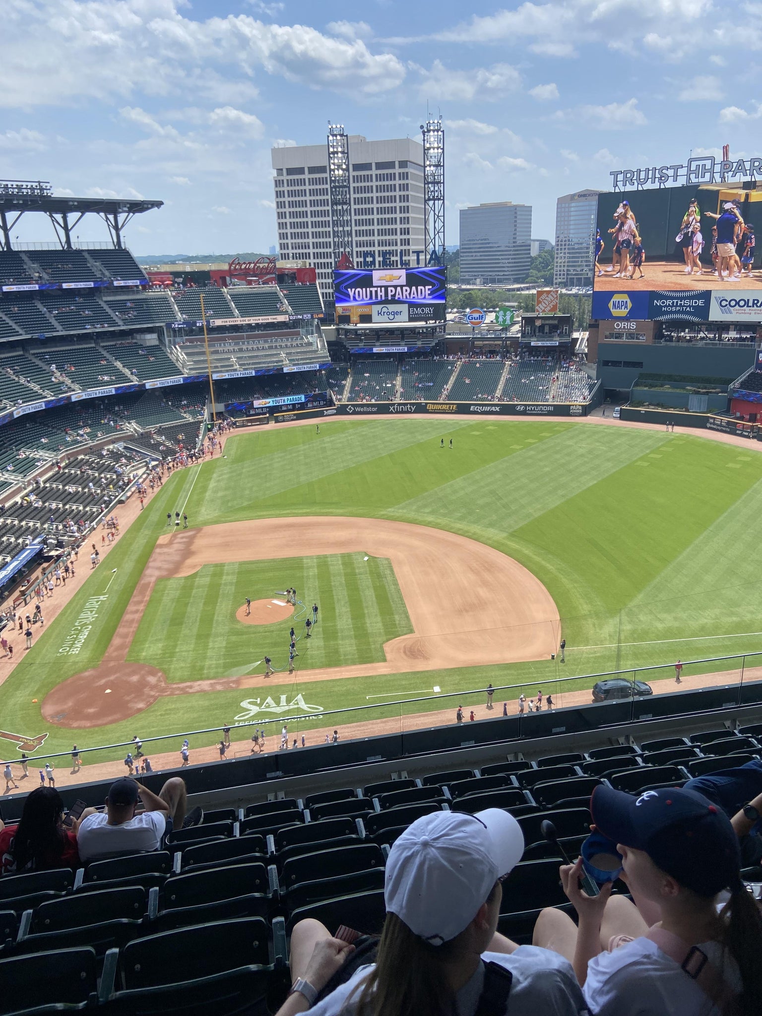 Real Fan View taken from Section 420 at Truist Park by Joshua H