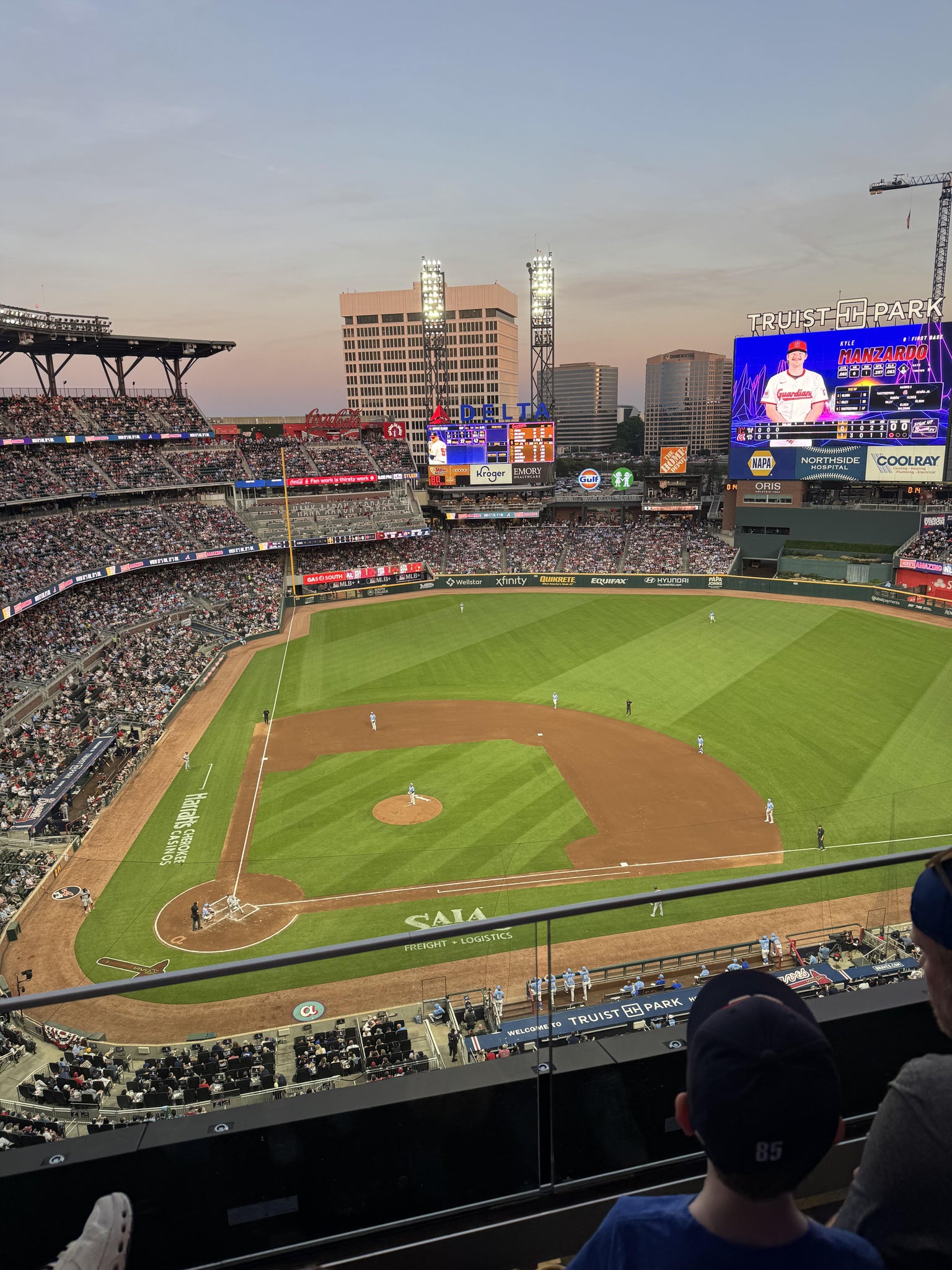 Real Fan View taken from Section 422 at Truist Park by Brittany B