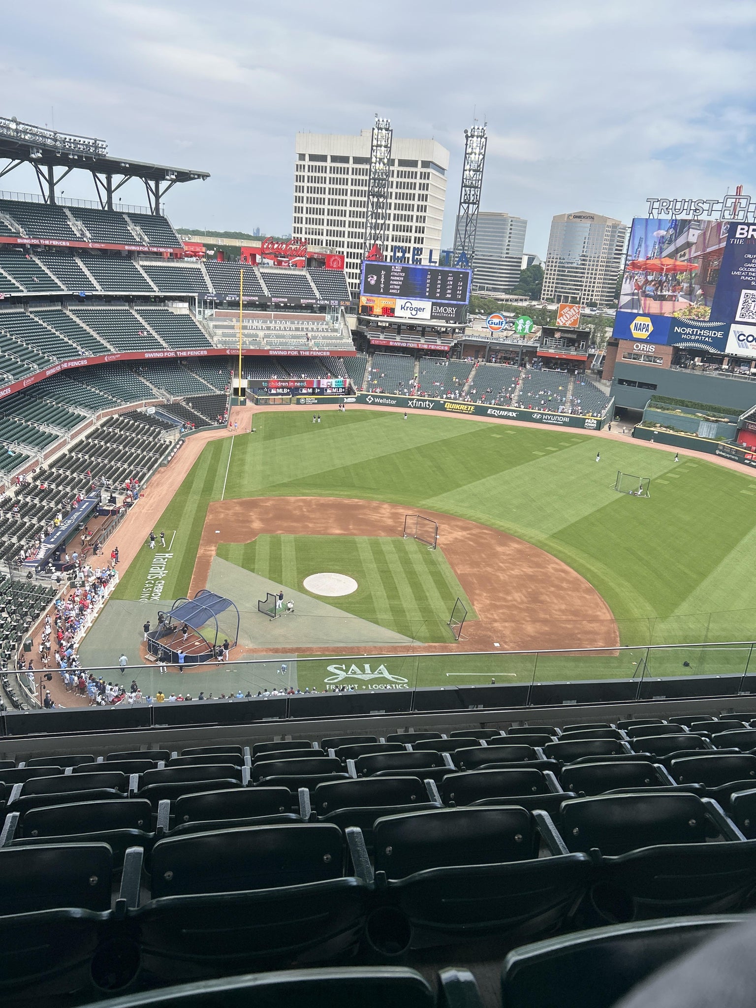 Real Fan View taken from Section 422 at Truist Park by Joanne D