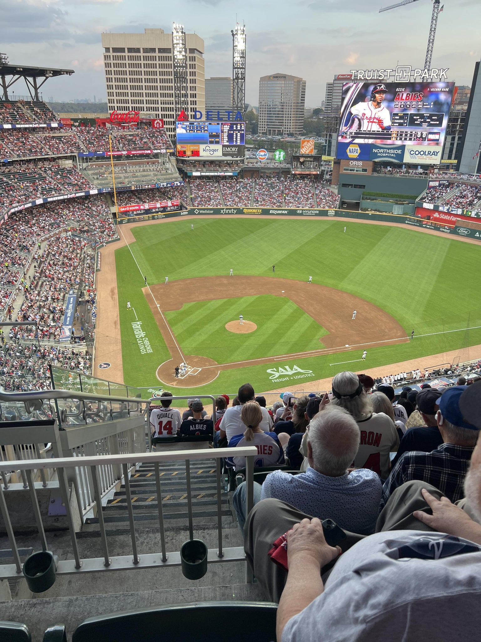 Real Fan View taken from Section 423 at Truist Park by Katie S