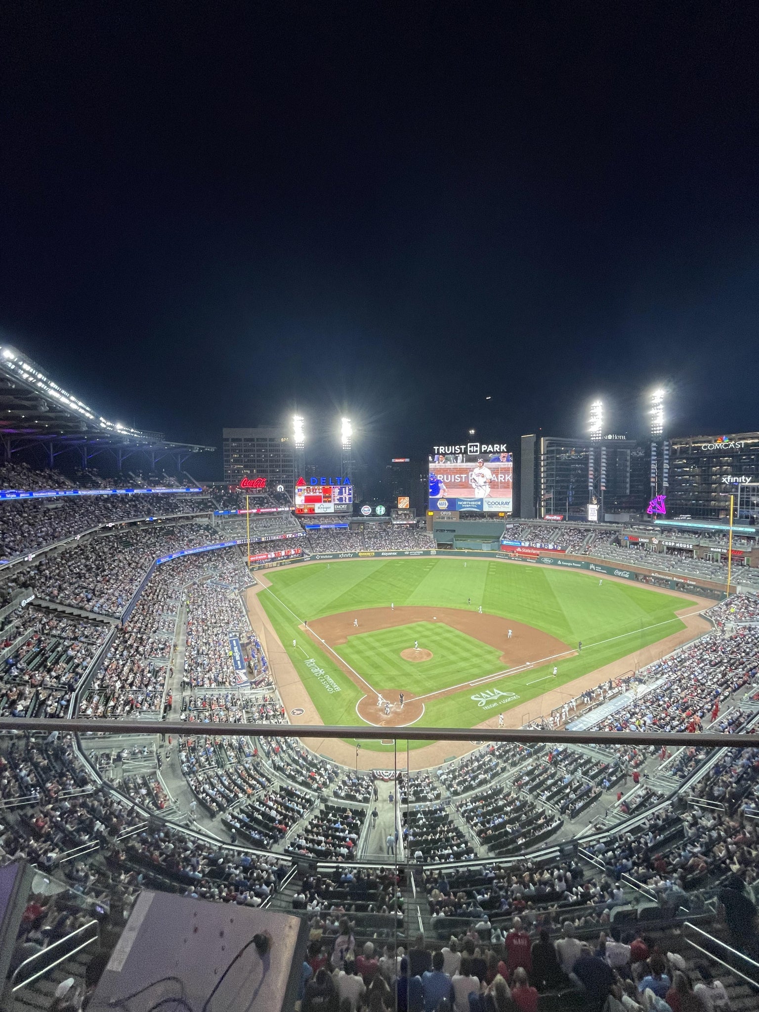 Real Fan View taken from Section 425 at Truist Park by Wil T
