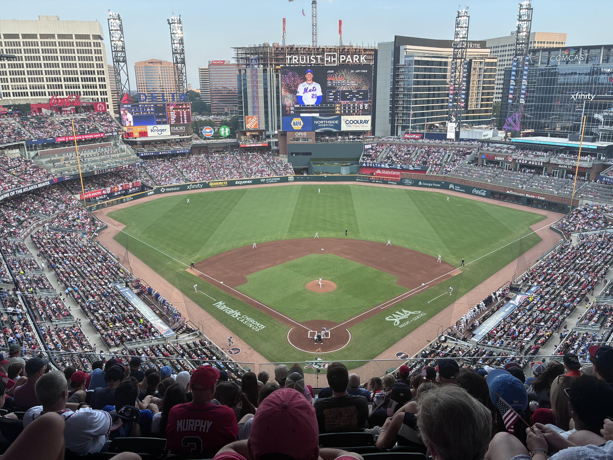 Real Fan View taken from Section 426 at Truist Park by Tony G