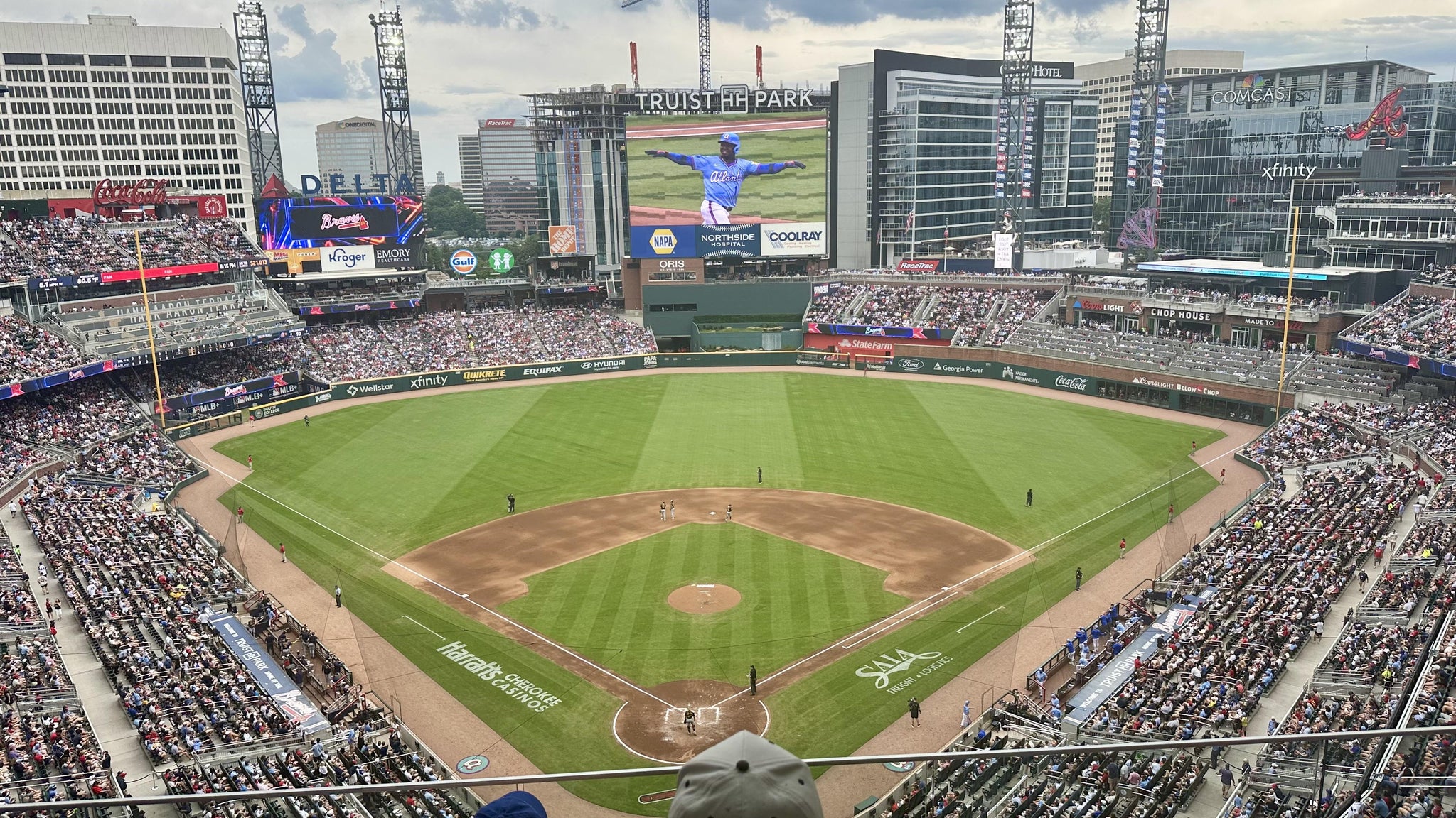 Real Fan View taken from Section 426 at Truist Park by Cauntillia P