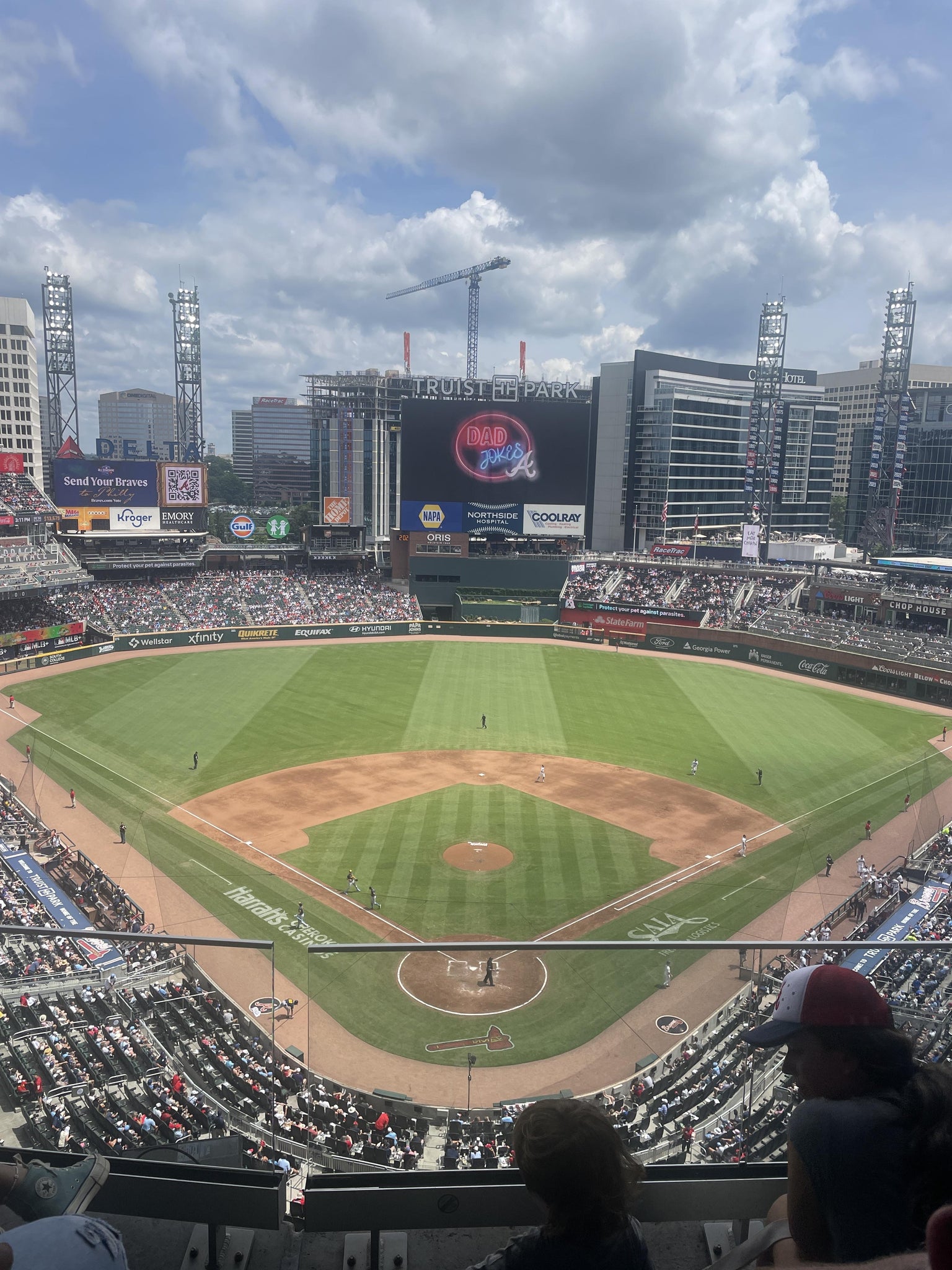 Real Fan View taken from Section 426 at Truist Park by Jennifer B